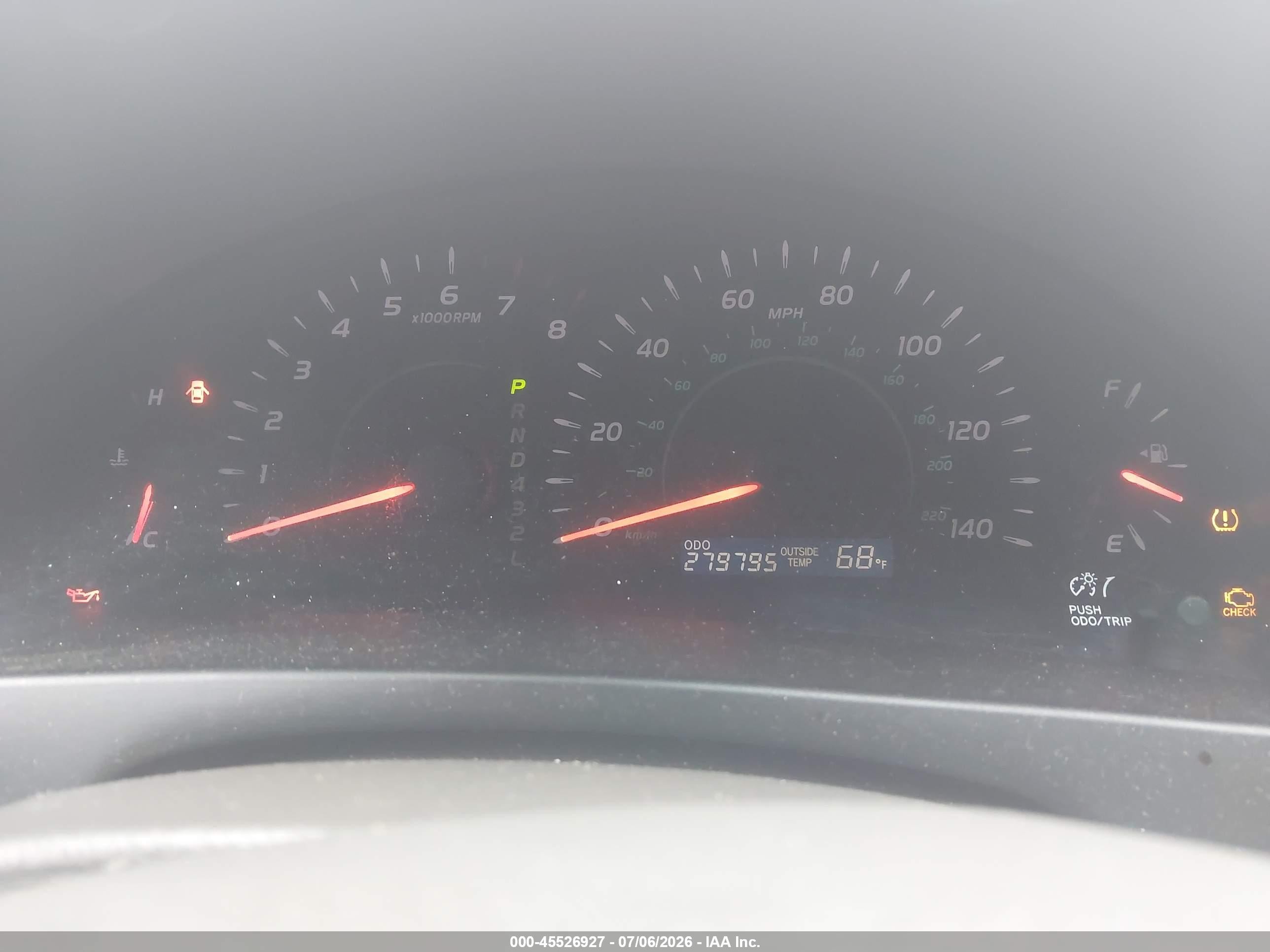 2007 Toyota Camry Le Бежевый vin: 4T1BE46K57U668756