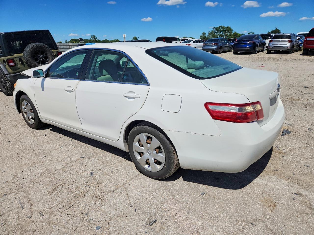 2007 Toyota Camry Le Белый vin: 4T1BE46K57U669955
