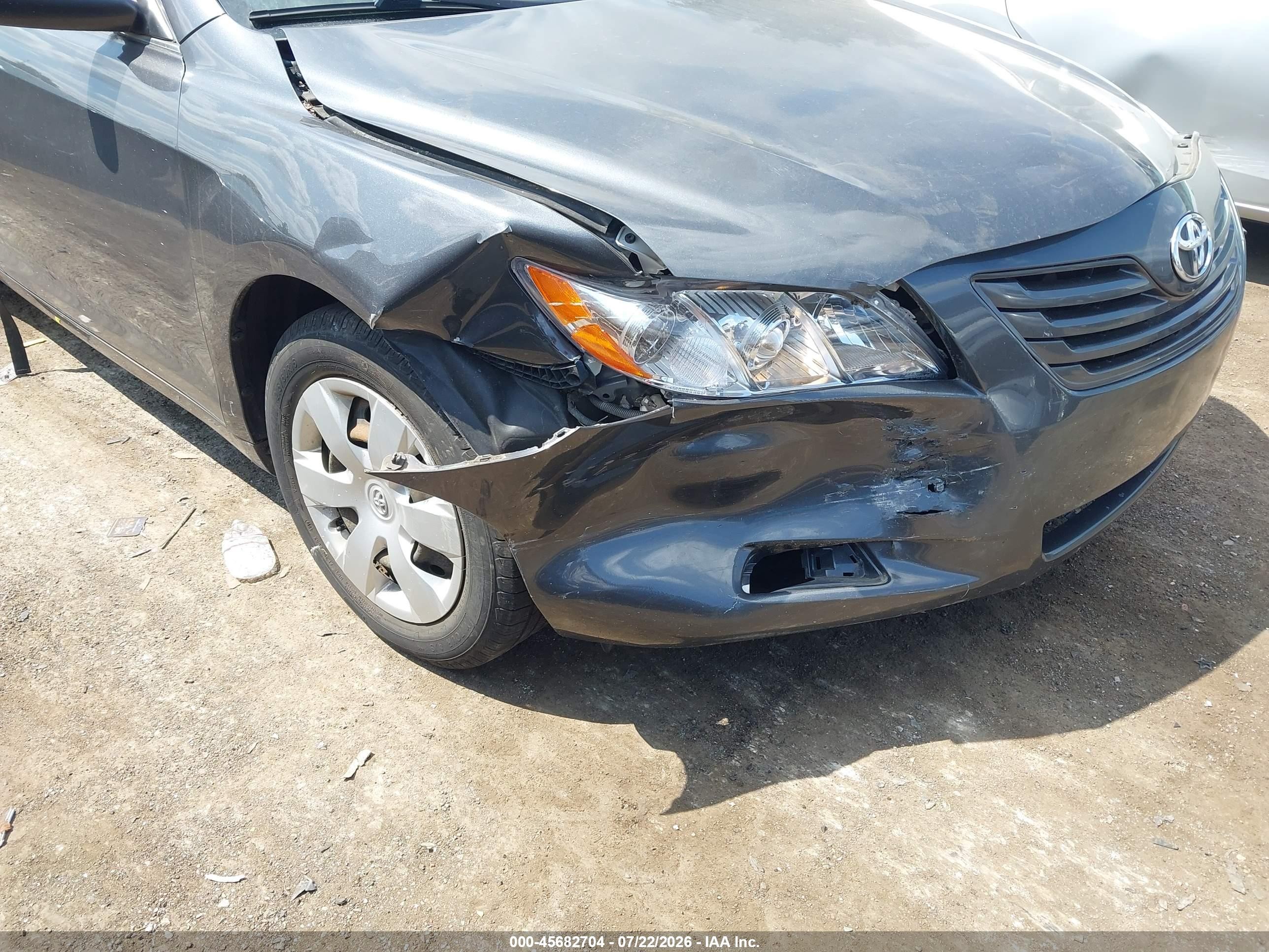 2007 Toyota Camry Le Серый vin: 4T1BE46K57U670264