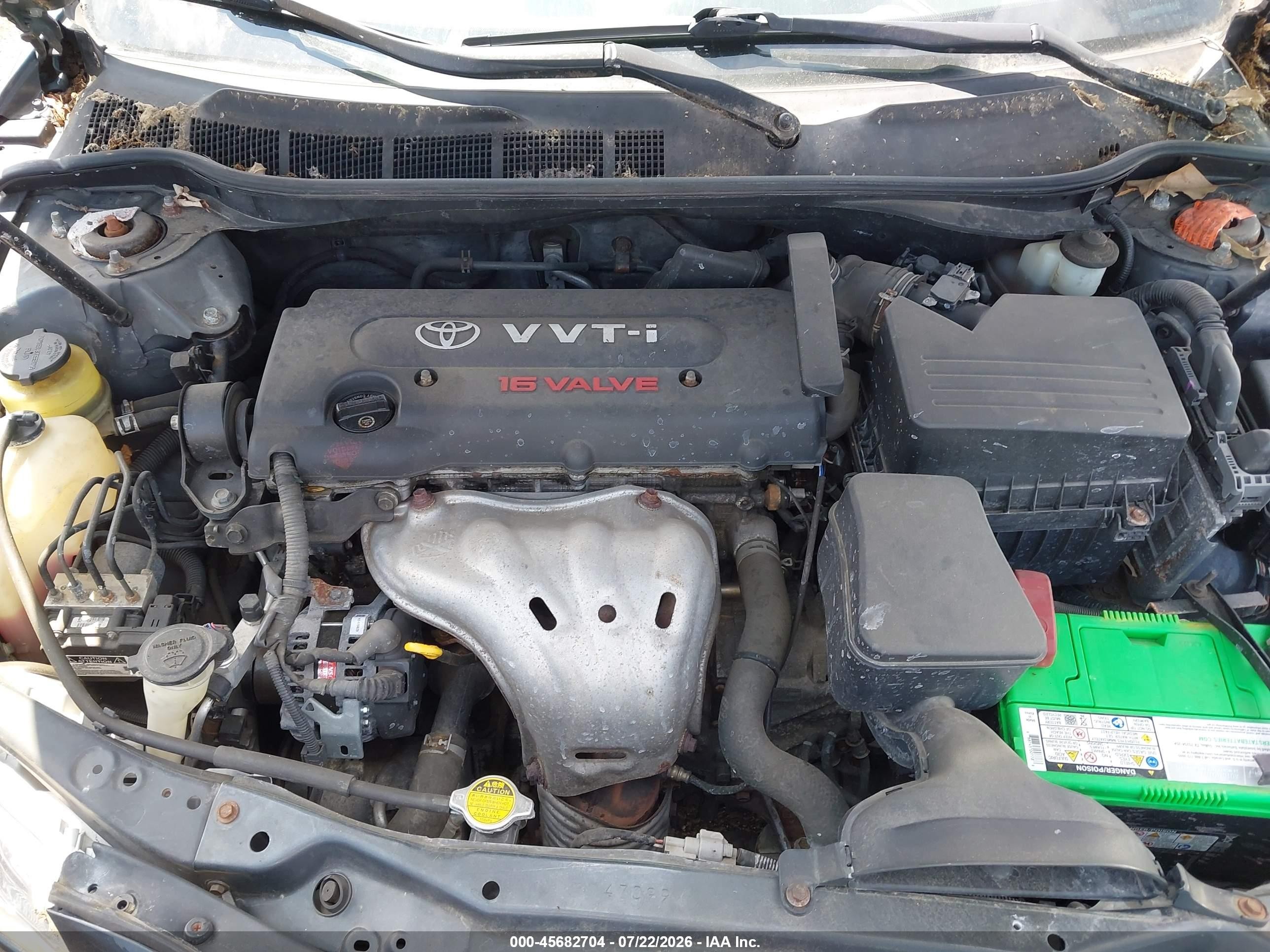 2007 Toyota Camry Le Серый vin: 4T1BE46K57U670264