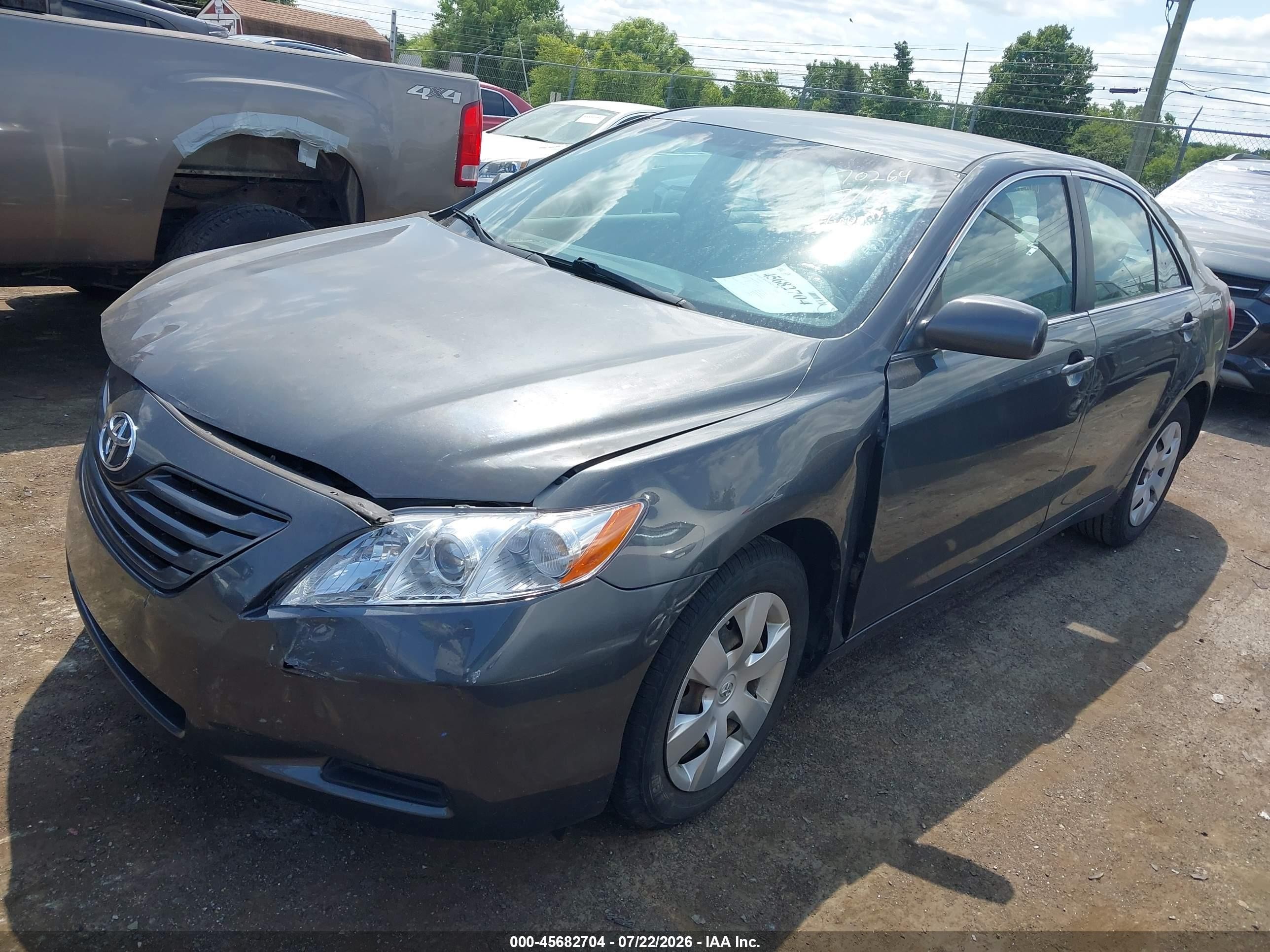2007 Toyota Camry Le Серый vin: 4T1BE46K57U670264