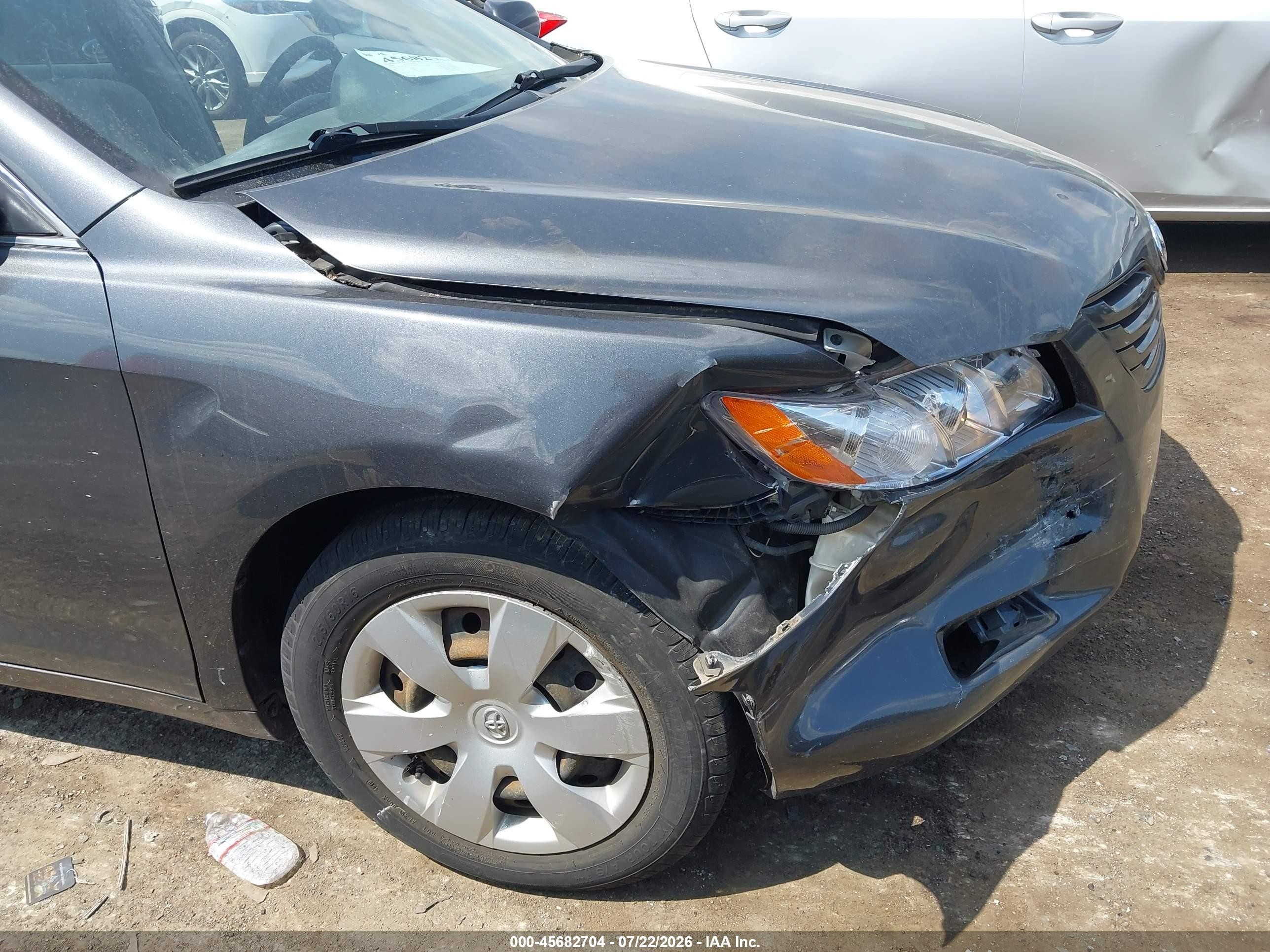 2007 Toyota Camry Le Серый vin: 4T1BE46K57U670264