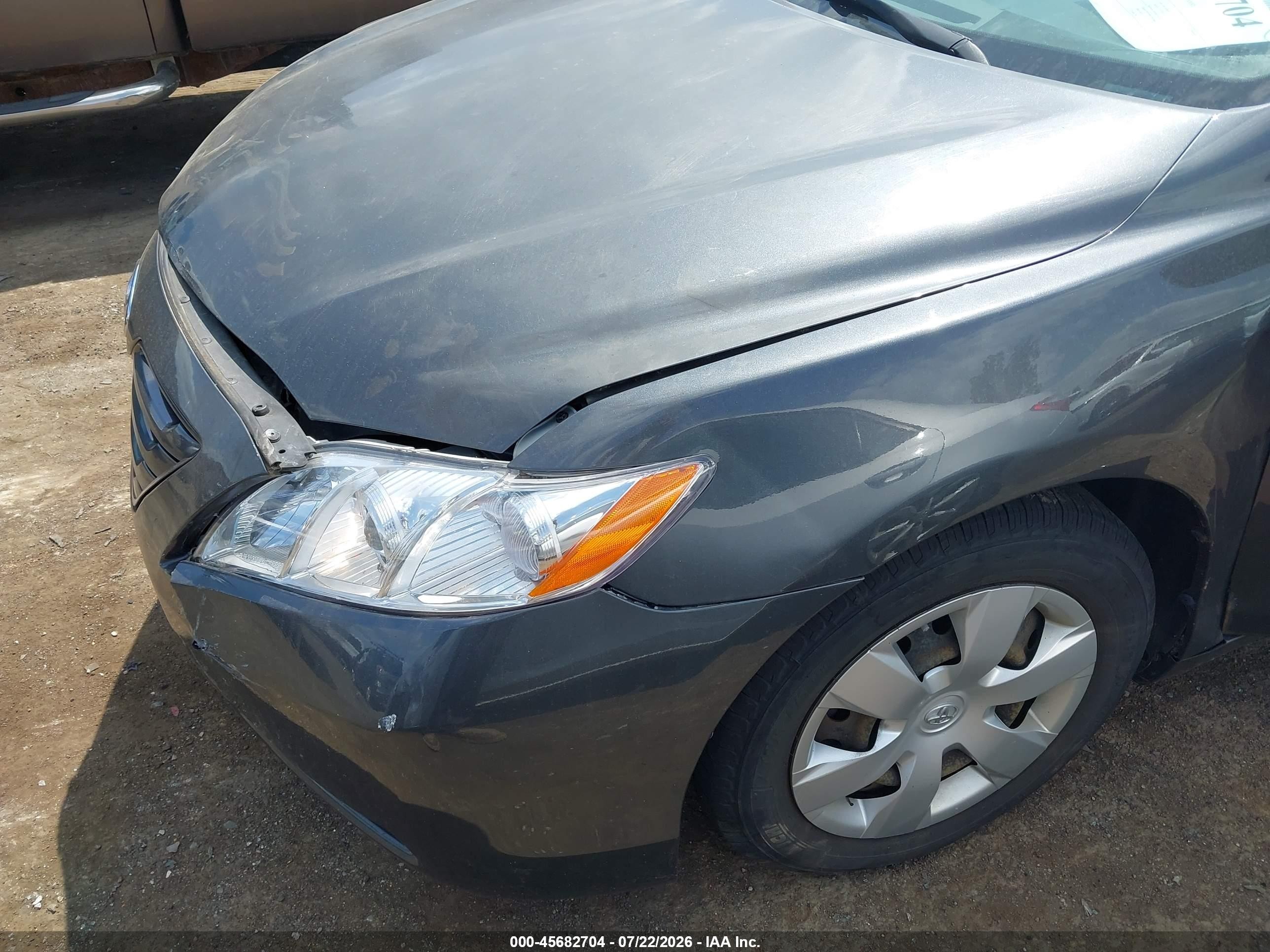 2007 Toyota Camry Le Серый vin: 4T1BE46K57U670264