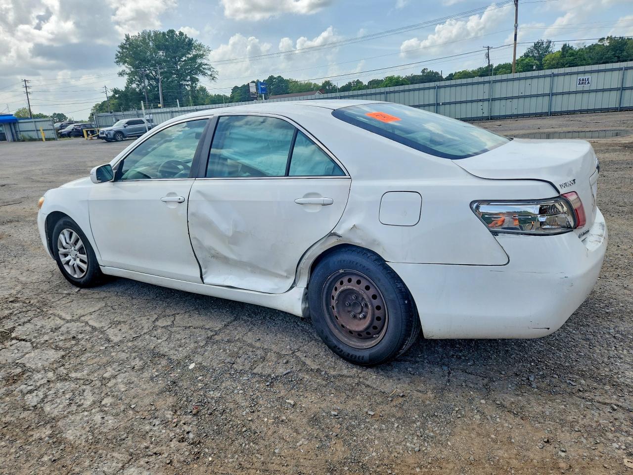 2007 Toyota Camry Le White vin: 4T1BE46K57U692944