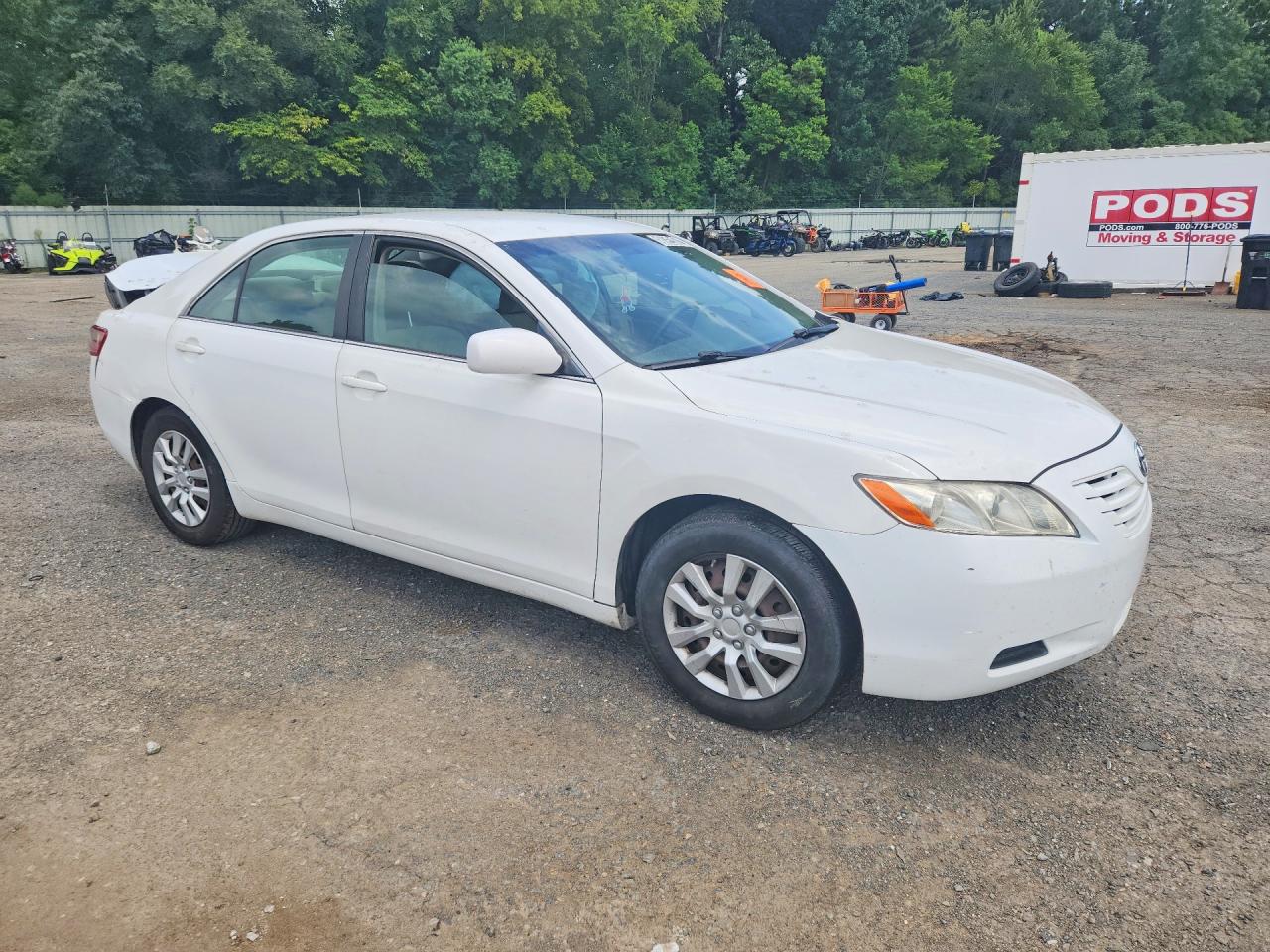 2007 Toyota Camry Le White vin: 4T1BE46K57U692944