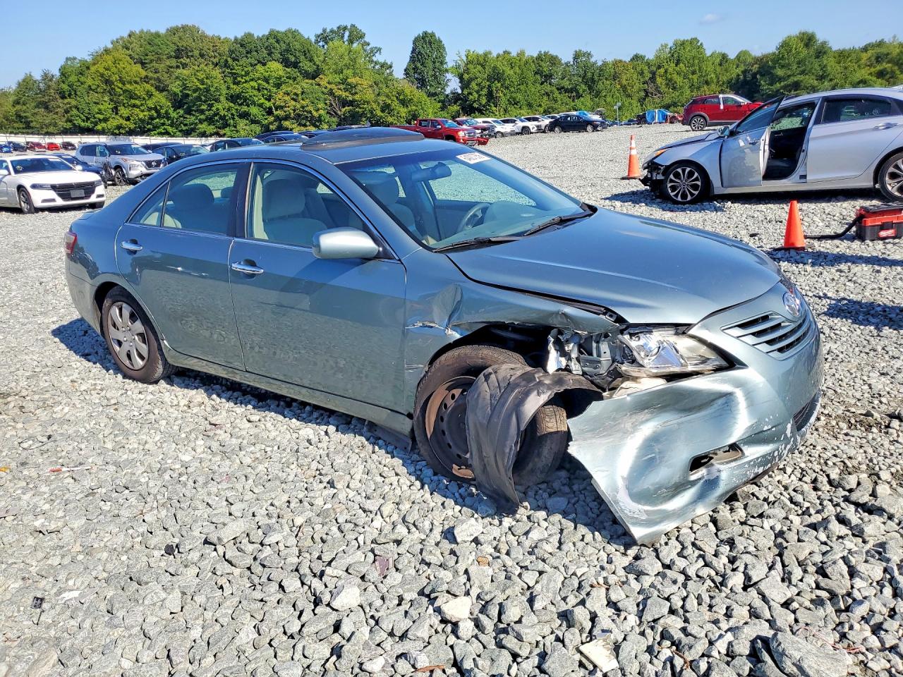 2007 Toyota Camry Le Teal vin: 4T1BE46K57U699781