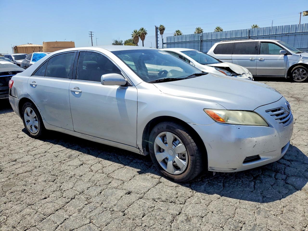 2007 Toyota Camry Ce Silver vin: 4T1BE46K57U715283