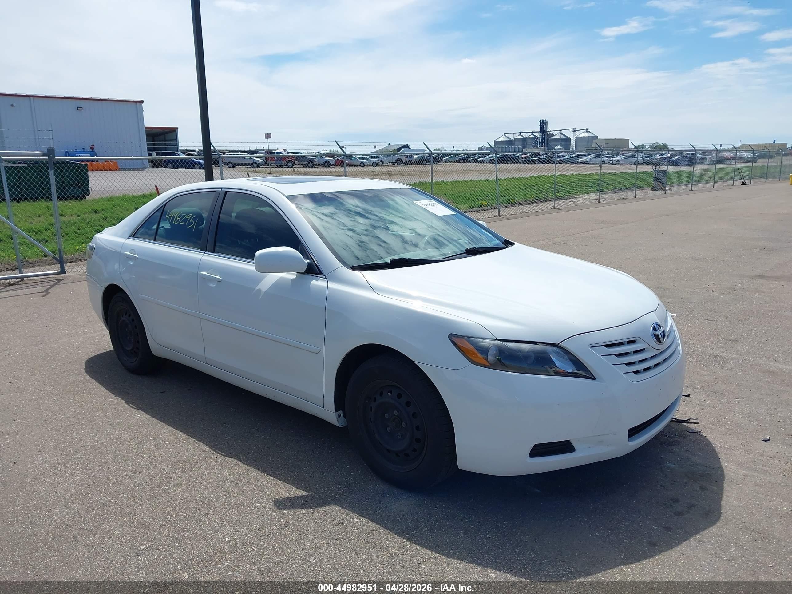2007 Toyota Camry Le Белый vin: 4T1BE46K57U727191