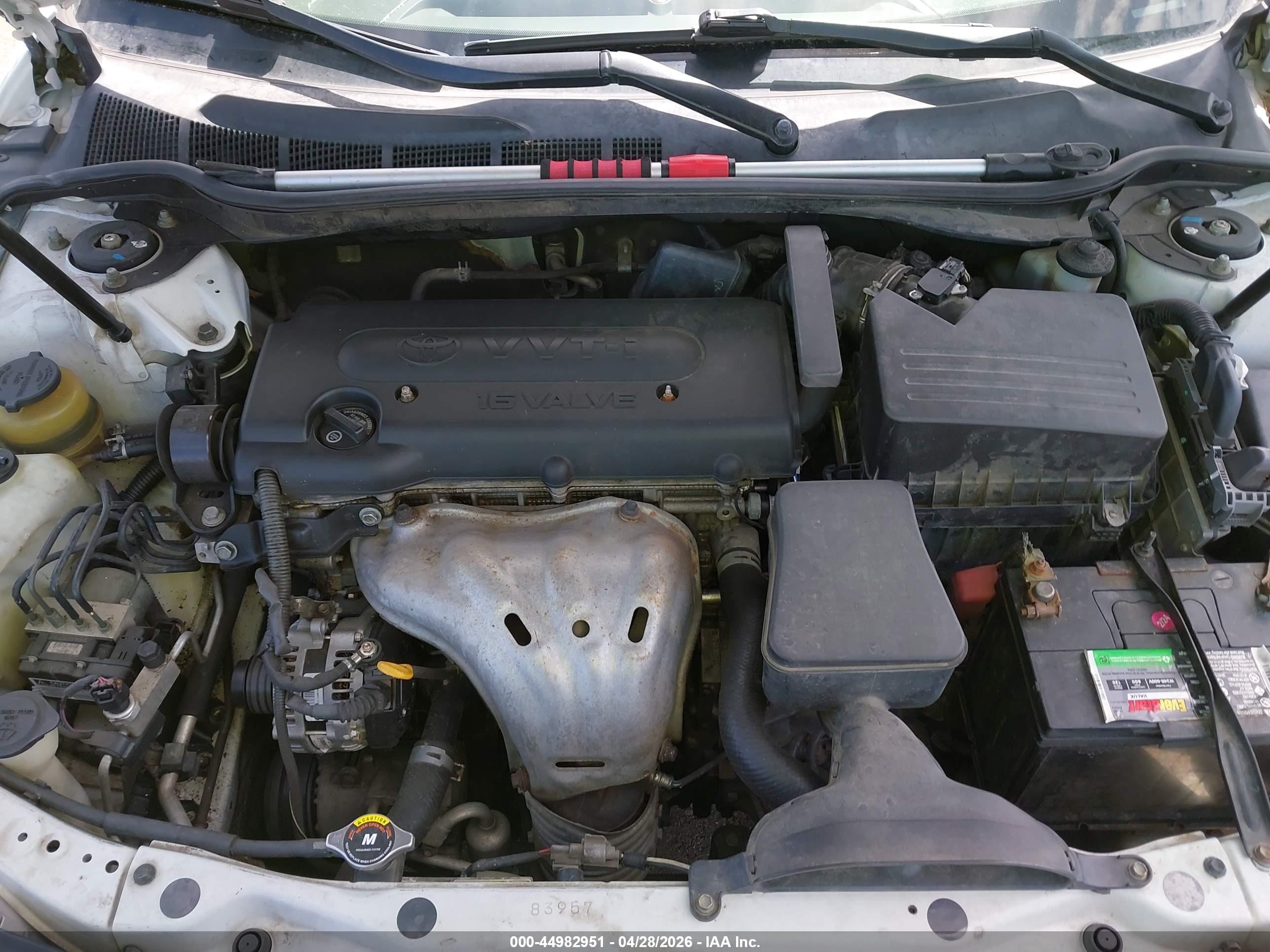 2007 Toyota Camry Le Белый vin: 4T1BE46K57U727191