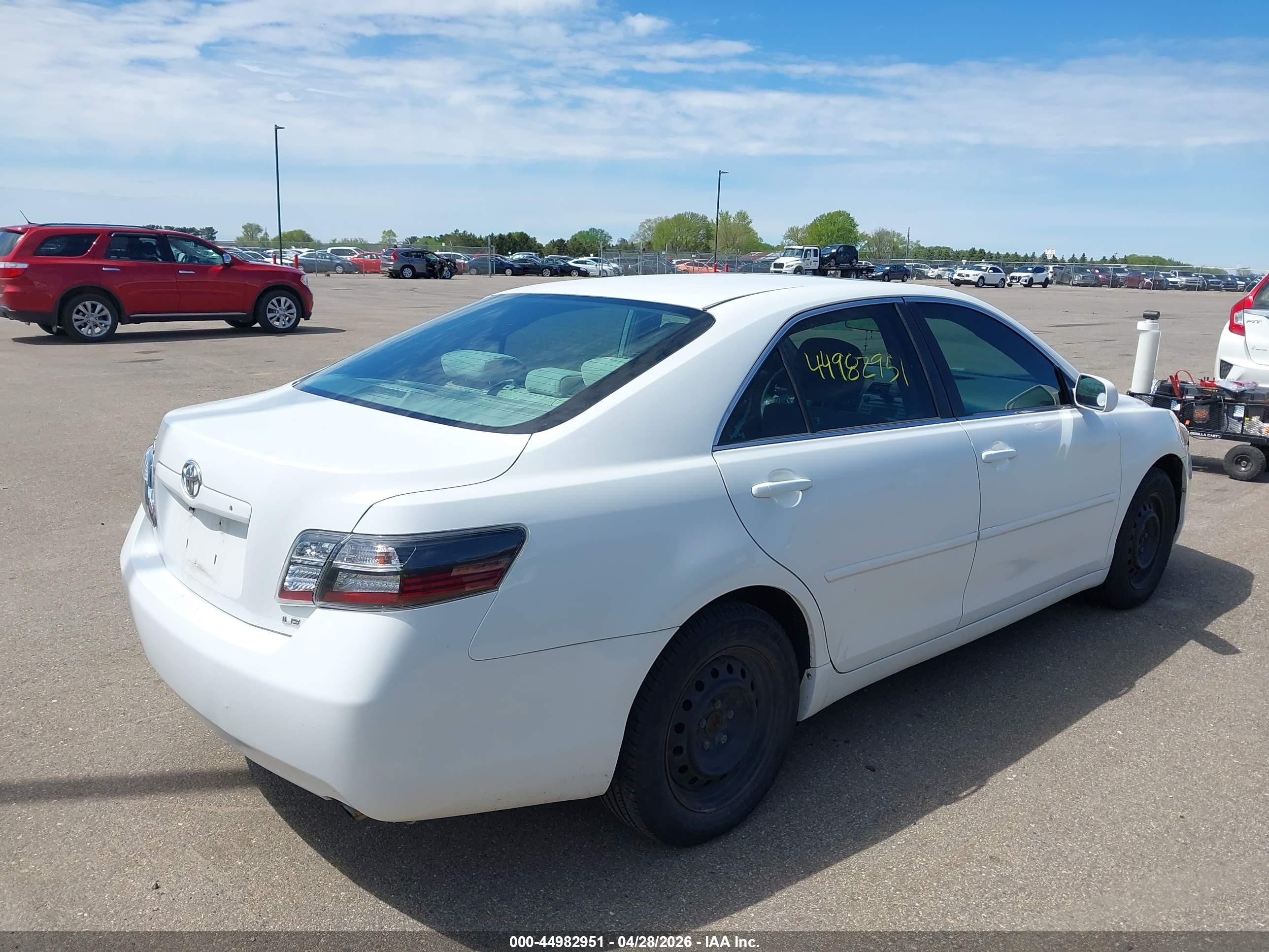 2007 Toyota Camry Le Белый vin: 4T1BE46K57U727191