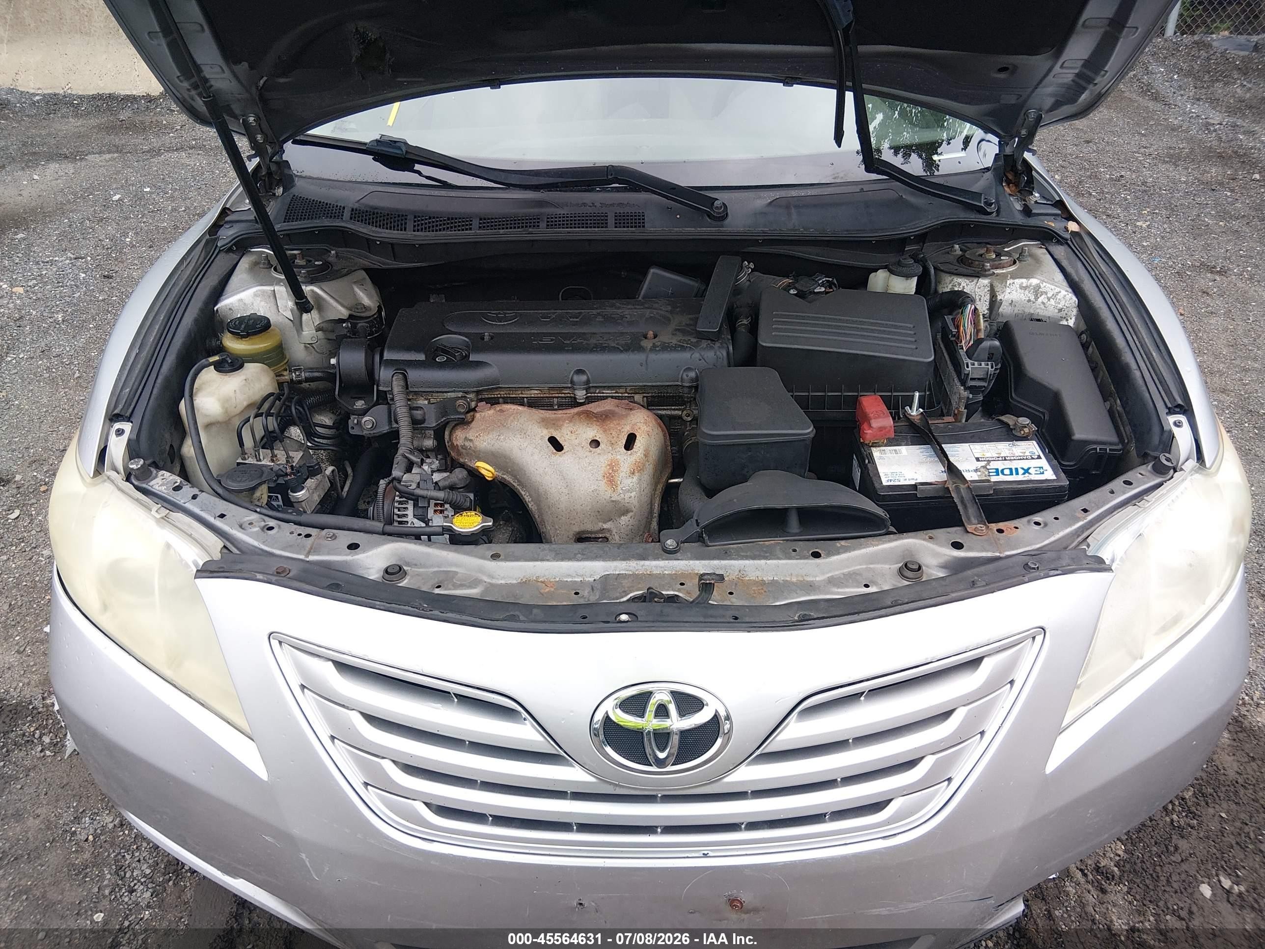 2008 Toyota Camry Le Silver vin: 4T1BE46K58U211690
