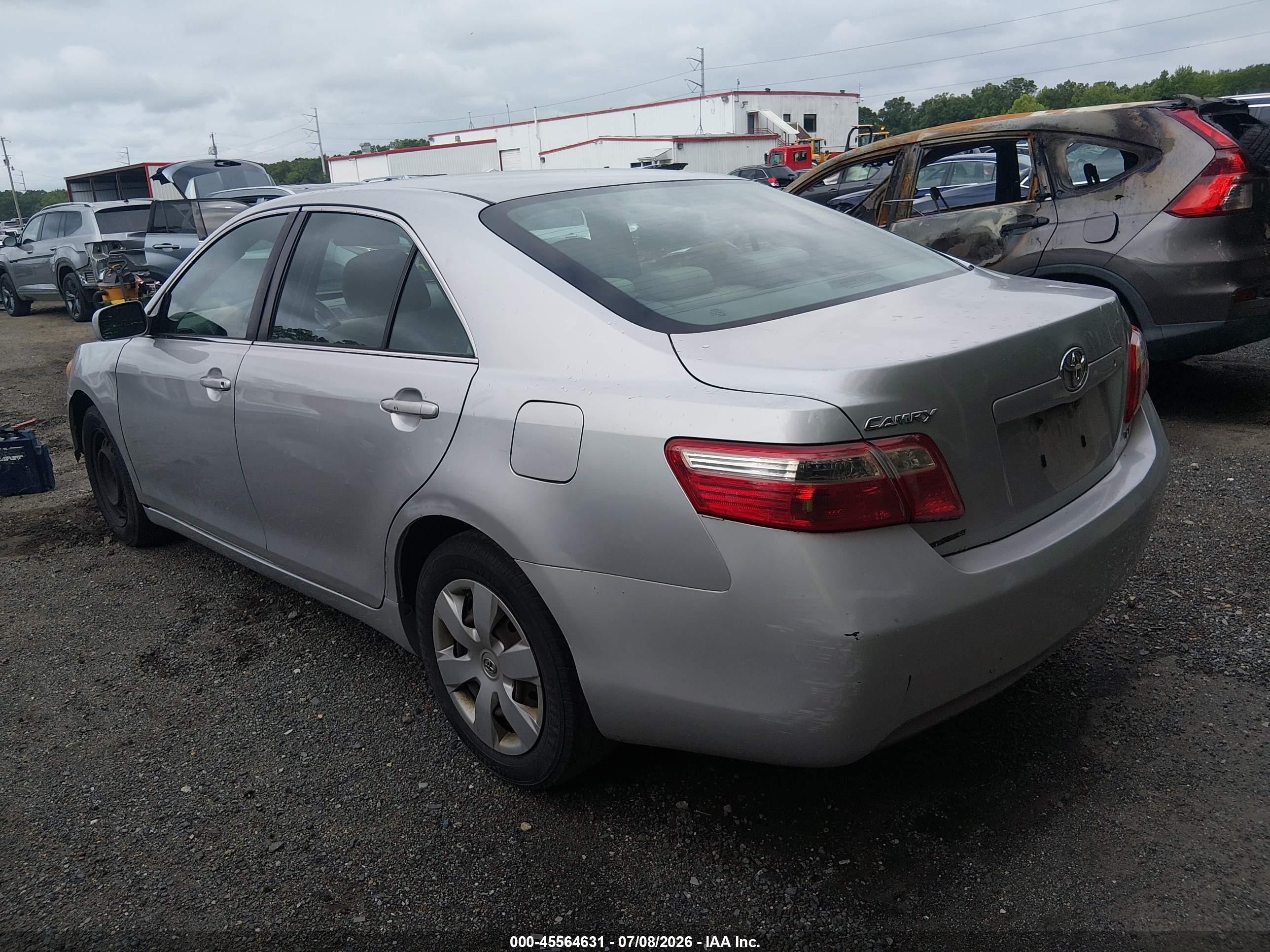 2008 Toyota Camry Le Silver vin: 4T1BE46K58U211690