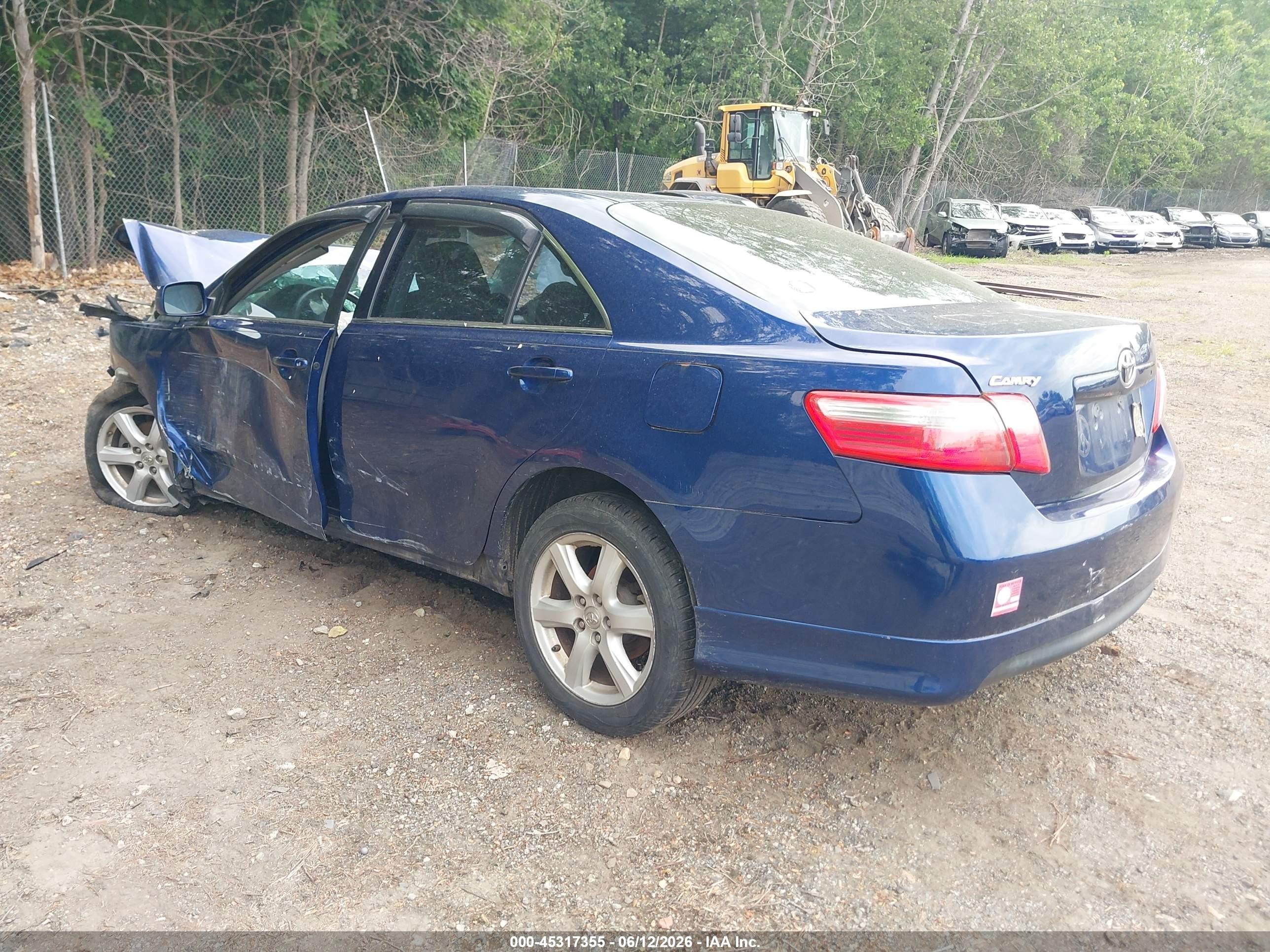 2008 Toyota Camry Se Blue vin: 4T1BE46K58U218879