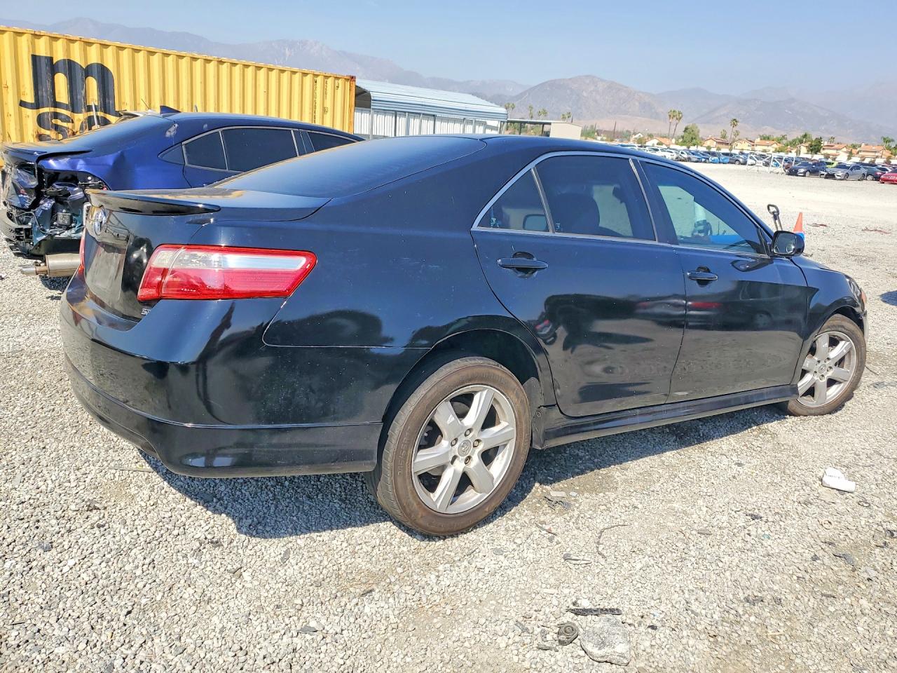 2008 Toyota Camry Se Black vin: 4T1BE46K58U227775