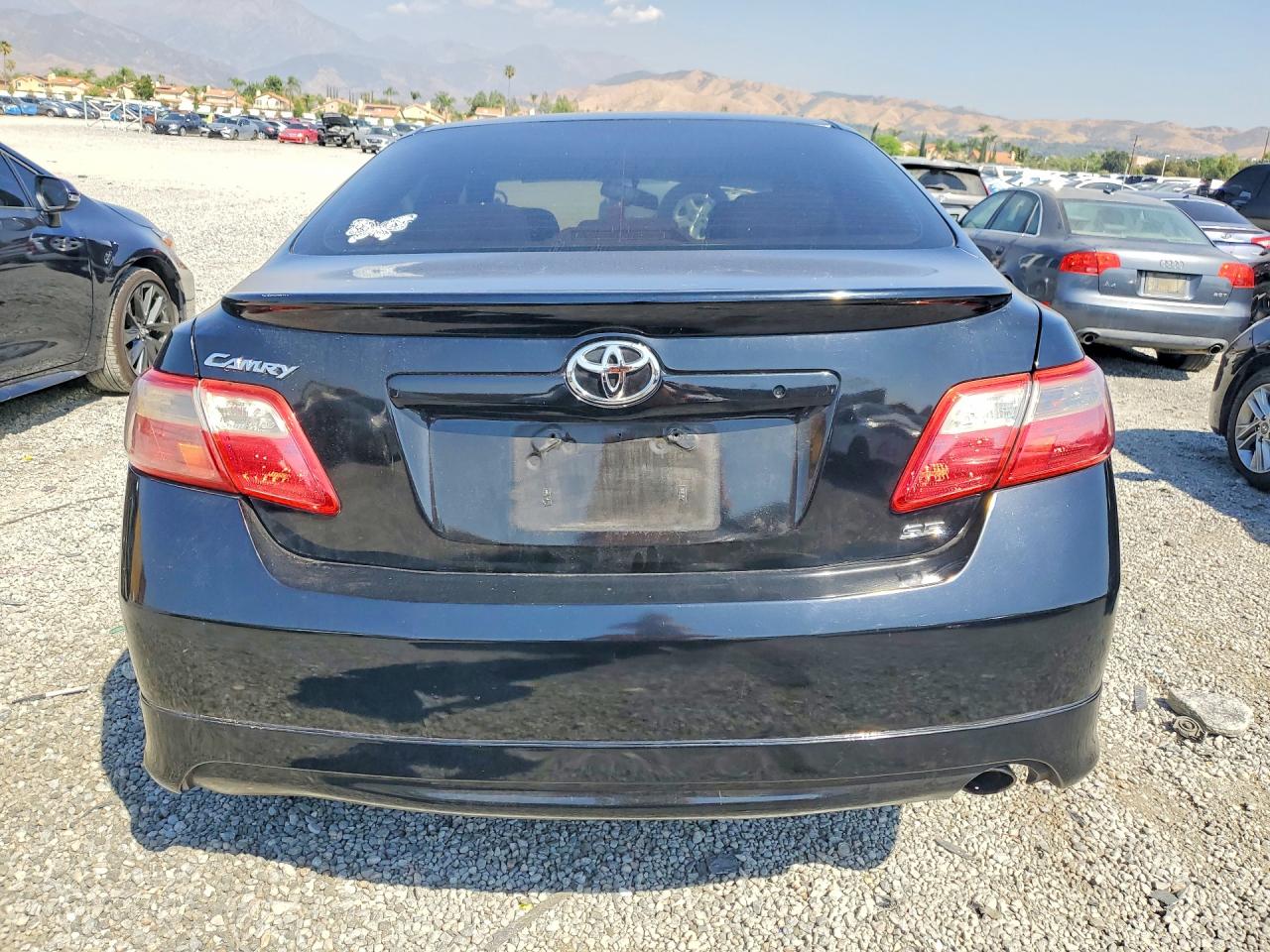 2008 Toyota Camry Se Black vin: 4T1BE46K58U227775