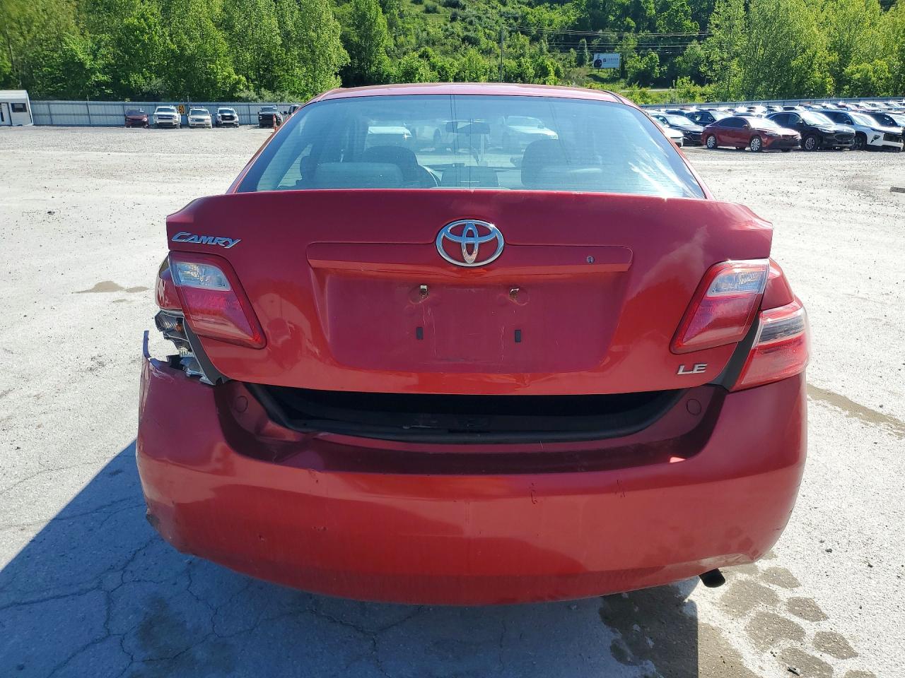 2008 Toyota Camry Le Red vin: 4T1BE46K58U233138