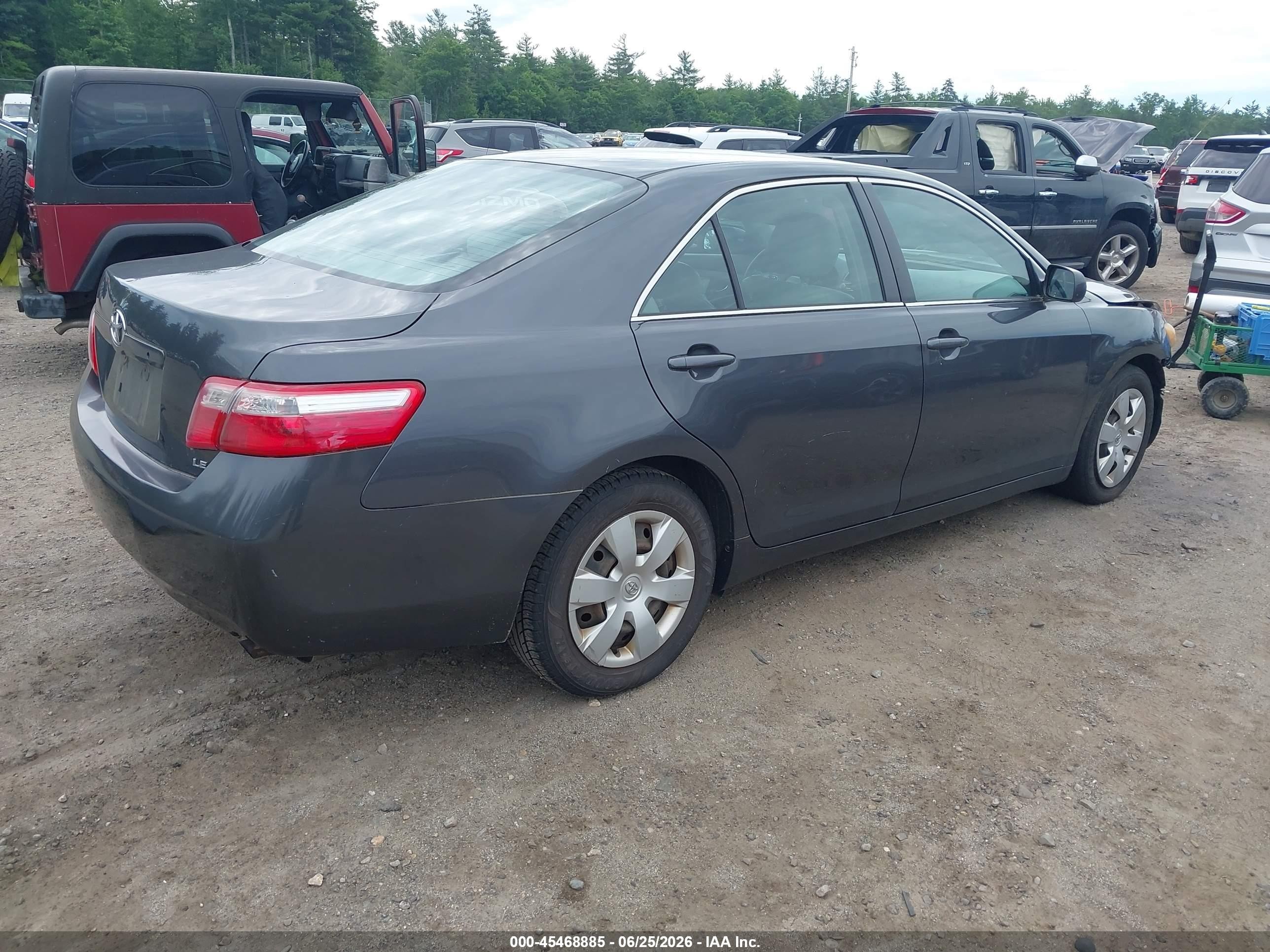 2008 Toyota Camry Le Gray vin: 4T1BE46K58U246567