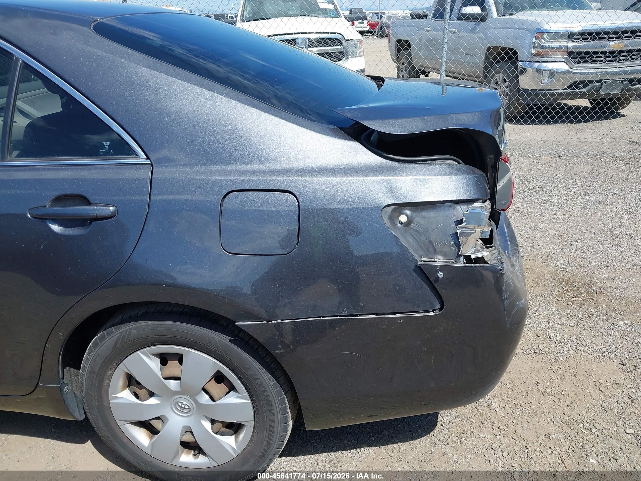 2008 Toyota Camry Le Gray vin: 4T1BE46K58U750911