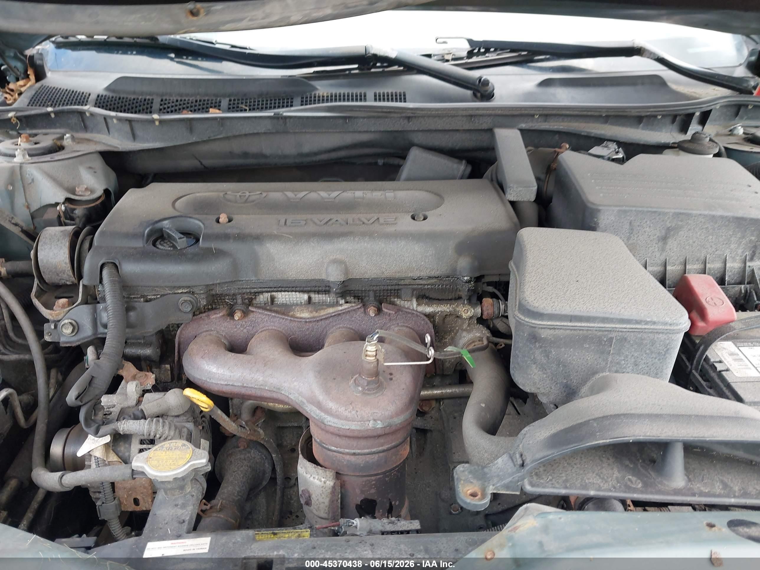 2008 Toyota Camry Le Green vin: 4T1BE46K58U751928