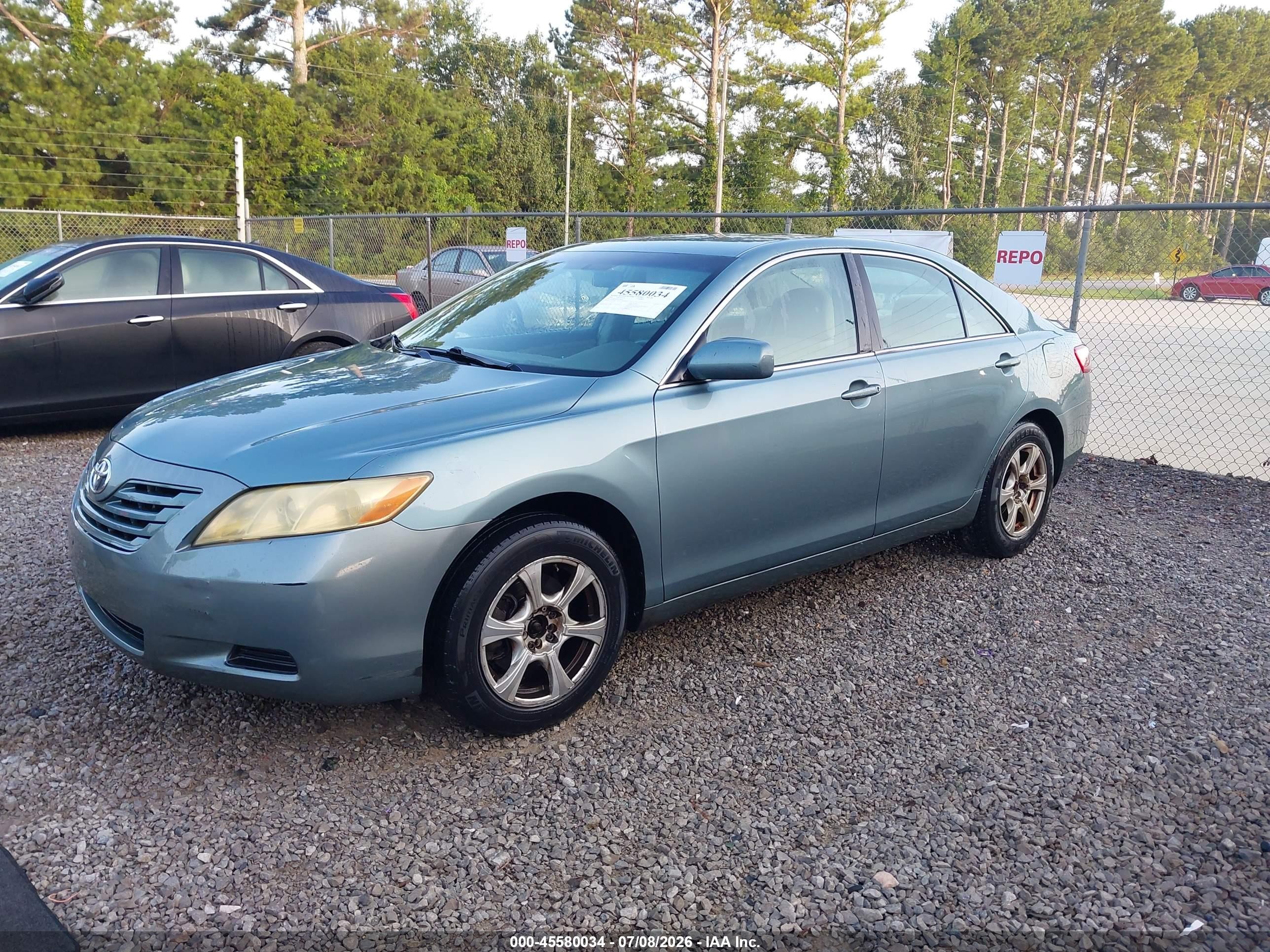 2008 Toyota Camry Le Blue vin: 4T1BE46K58U766140