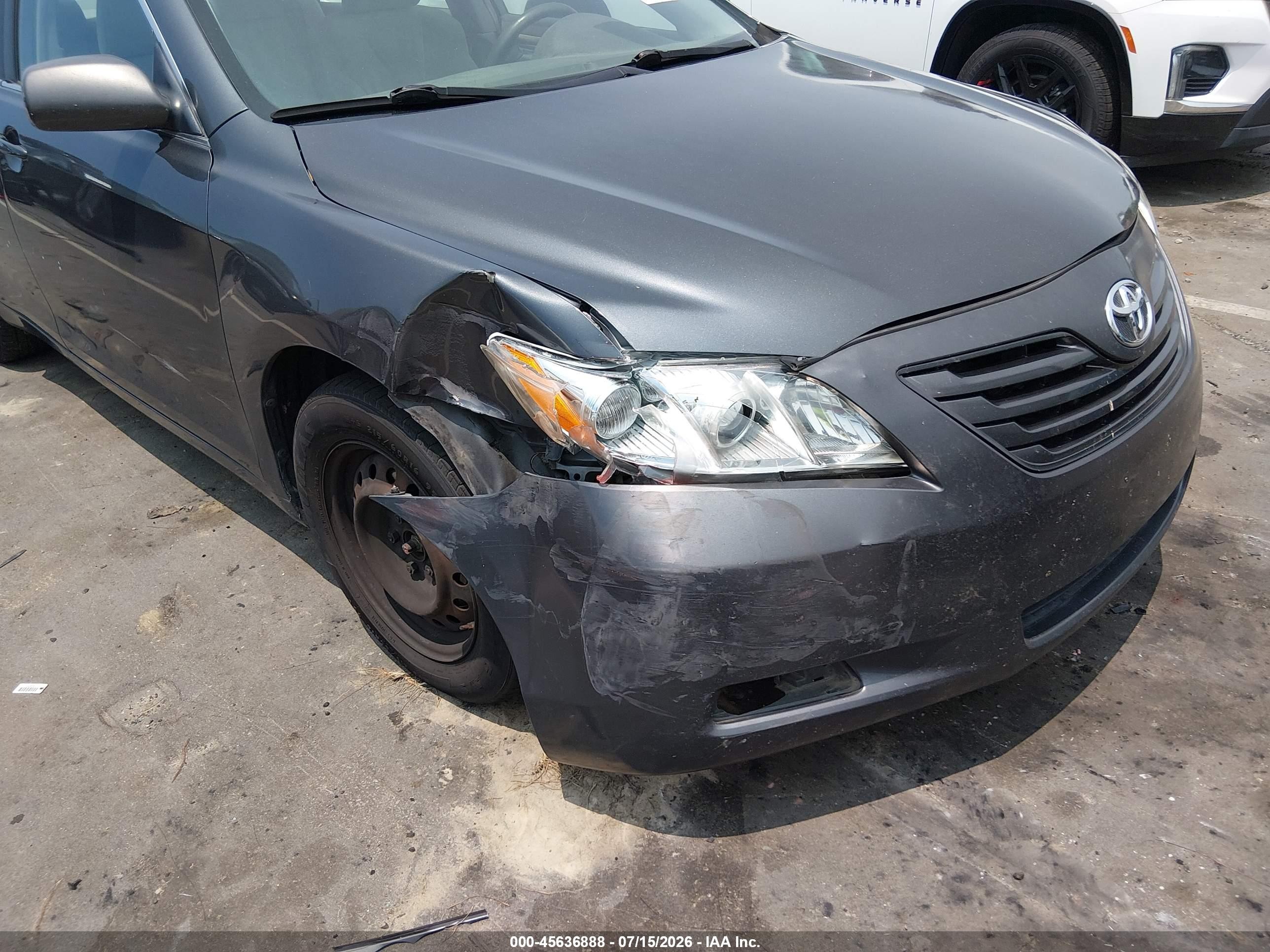 2008 Toyota Camry Le Gray vin: 4T1BE46K58U783049