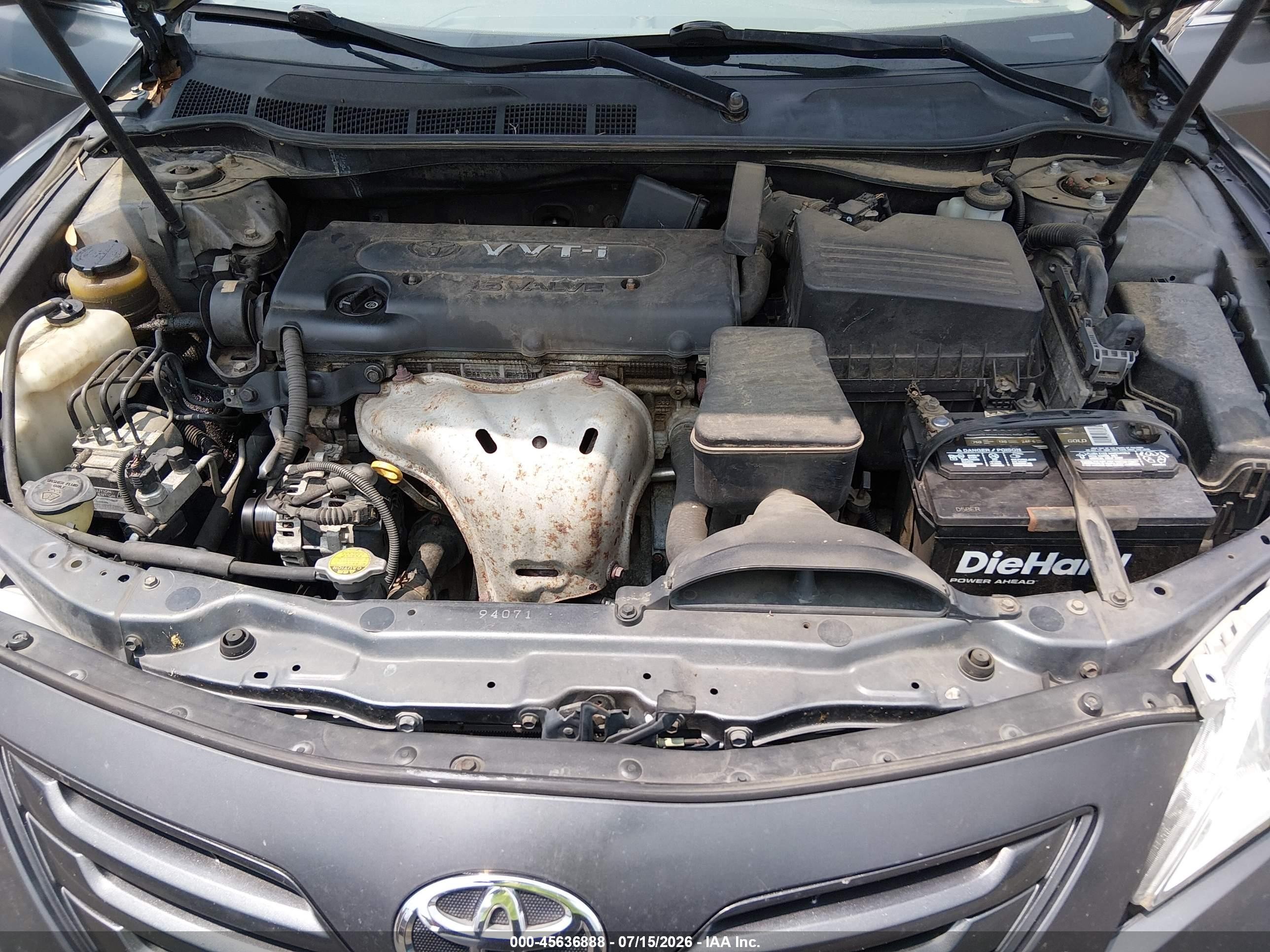 2008 Toyota Camry Le Gray vin: 4T1BE46K58U783049