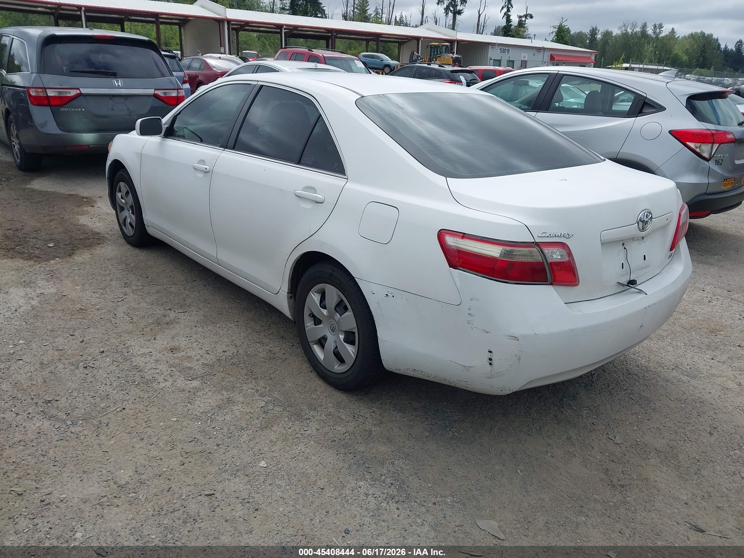 2008 Toyota Camry Le Белый vin: 4T1BE46K58U783973