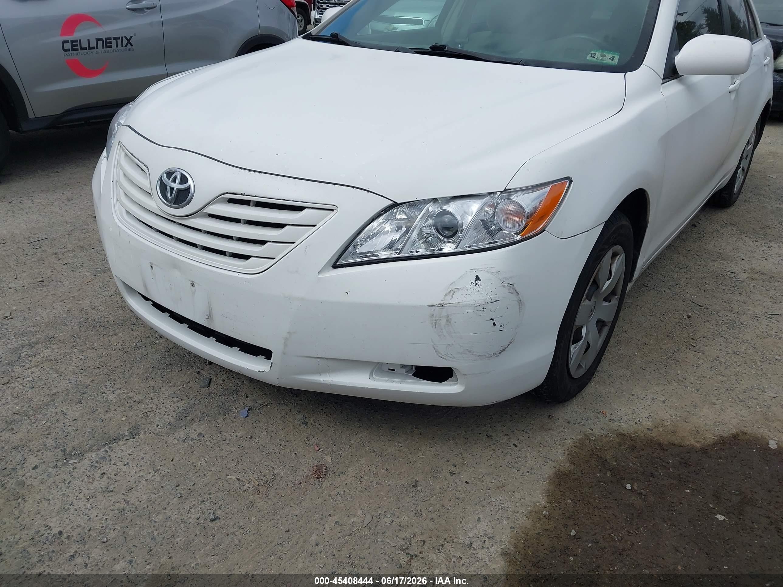 2008 Toyota Camry Le Белый vin: 4T1BE46K58U783973
