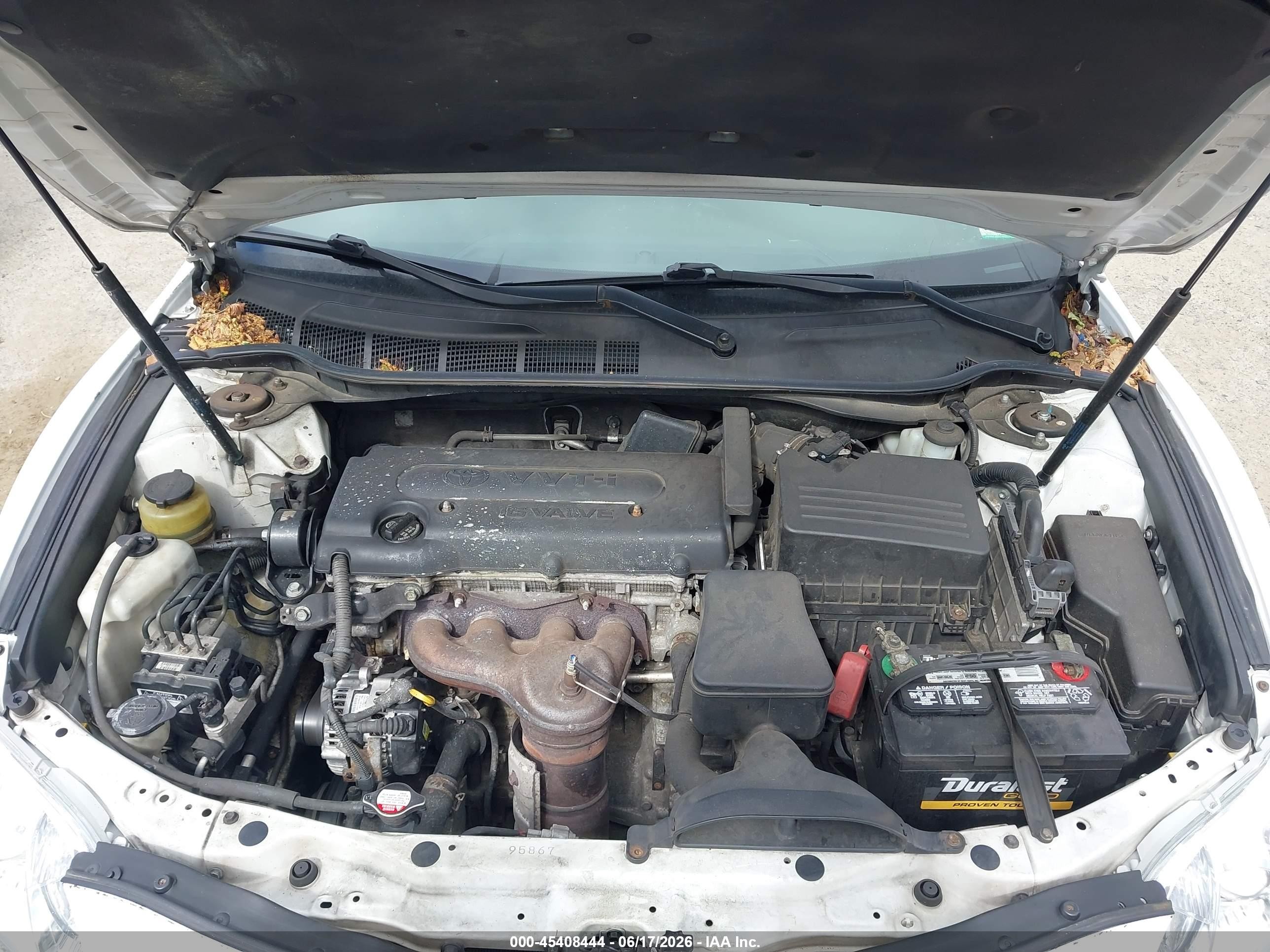 2008 Toyota Camry Le Белый vin: 4T1BE46K58U783973