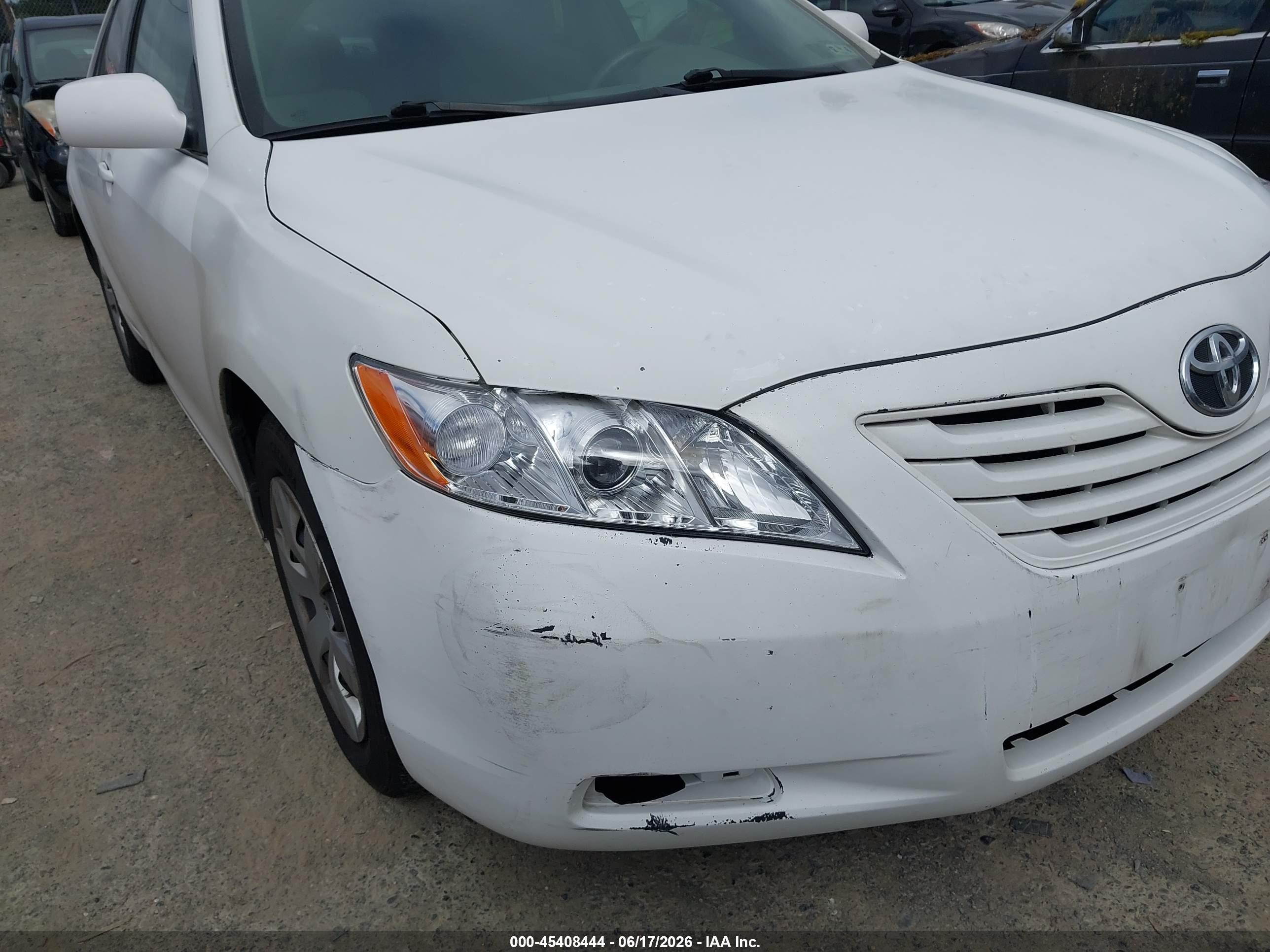 2008 Toyota Camry Le Белый vin: 4T1BE46K58U783973