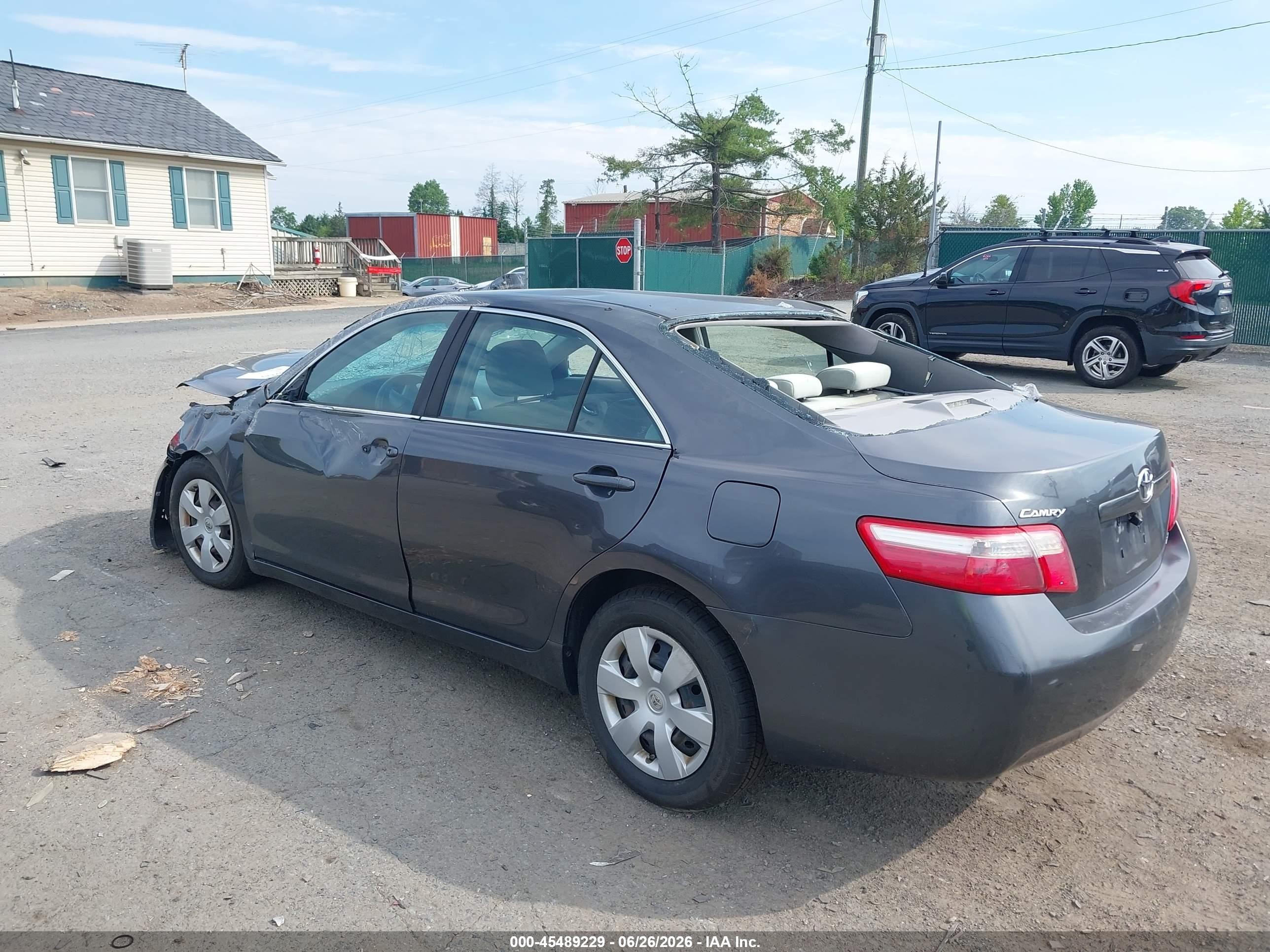 2008 Toyota Camry Le Gray vin: 4T1BE46K58U784699