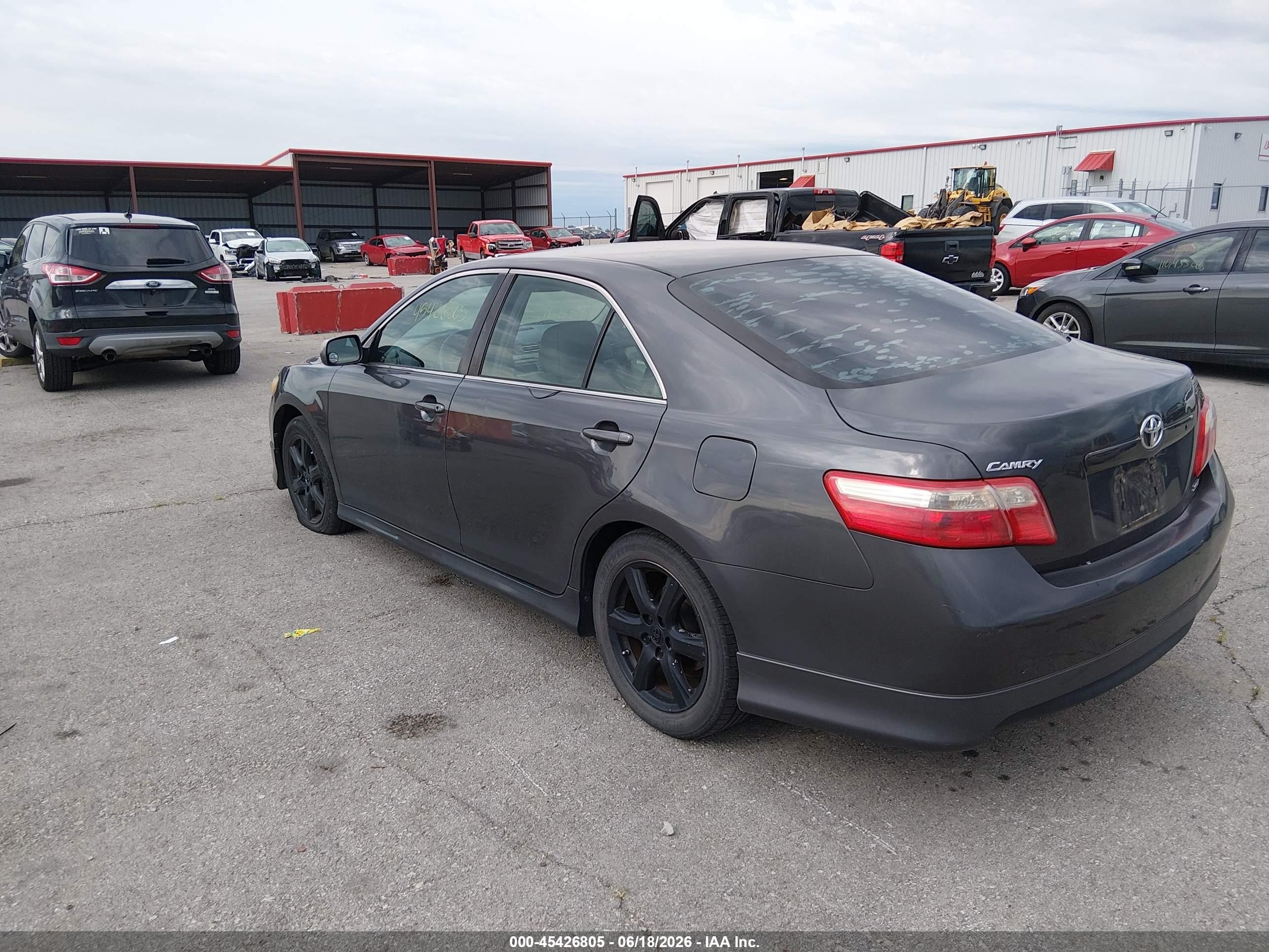 2009 Toyota Camry Se Gray vin: 4T1BE46K59U299965