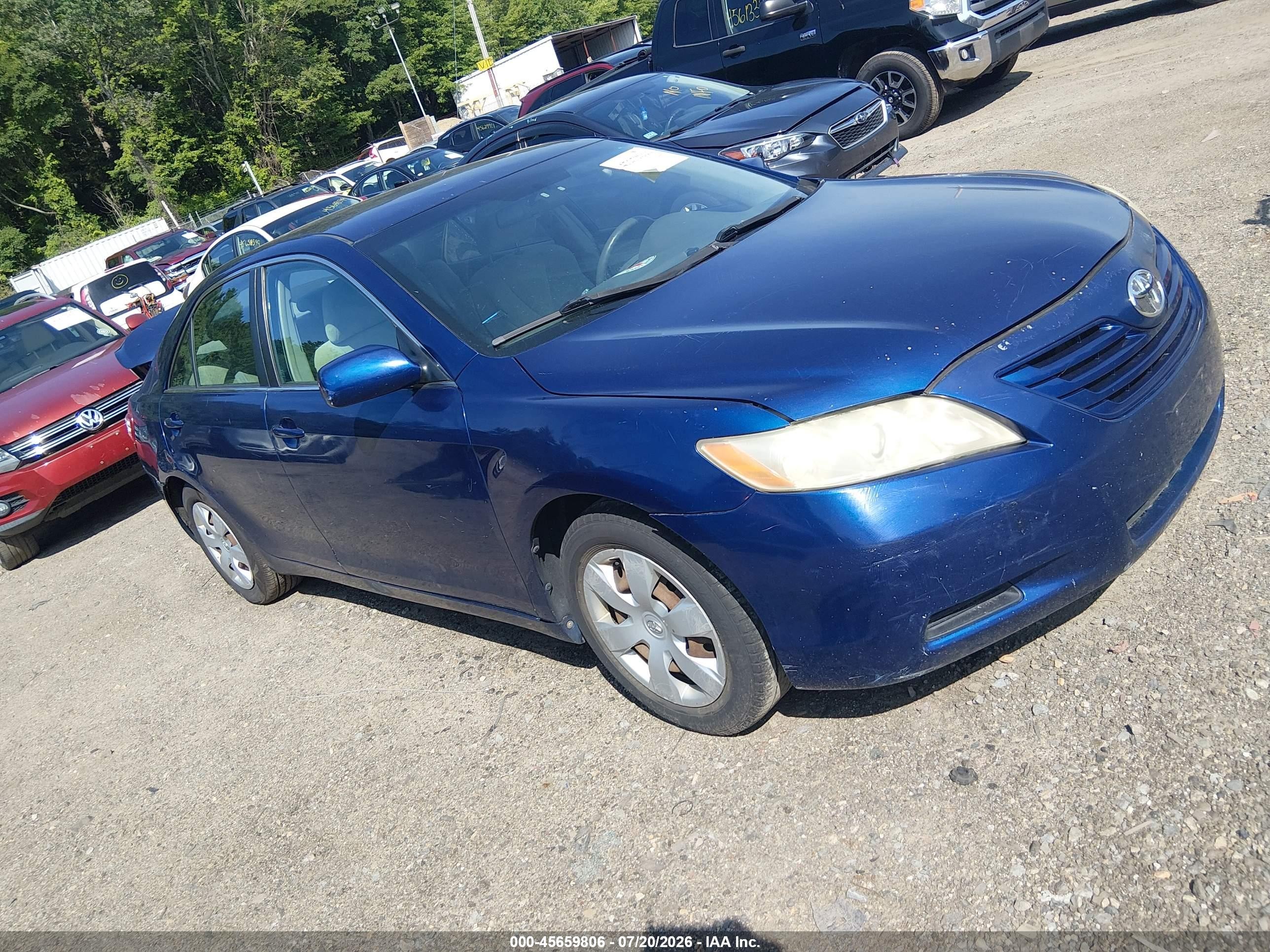 2009 Toyota Camry Le Blue vin: 4T1BE46K59U320975