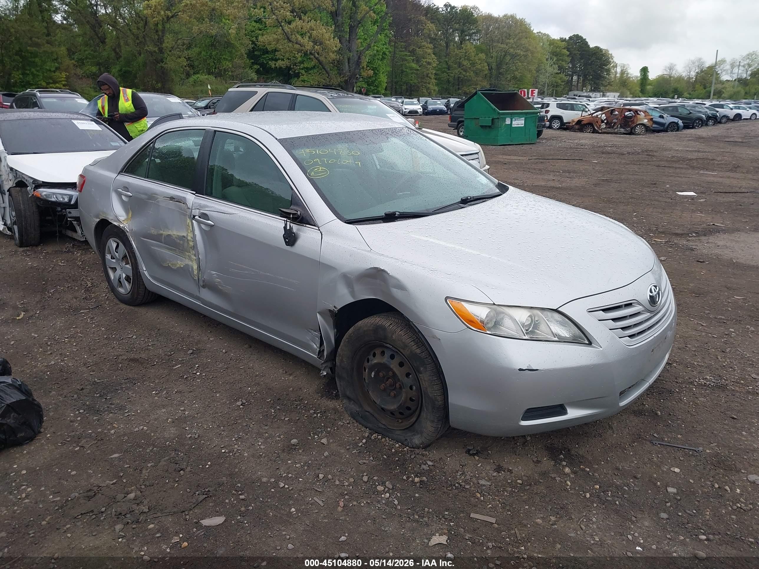 2009 Toyota Camry Le Gray vin: 4T1BE46K59U332432