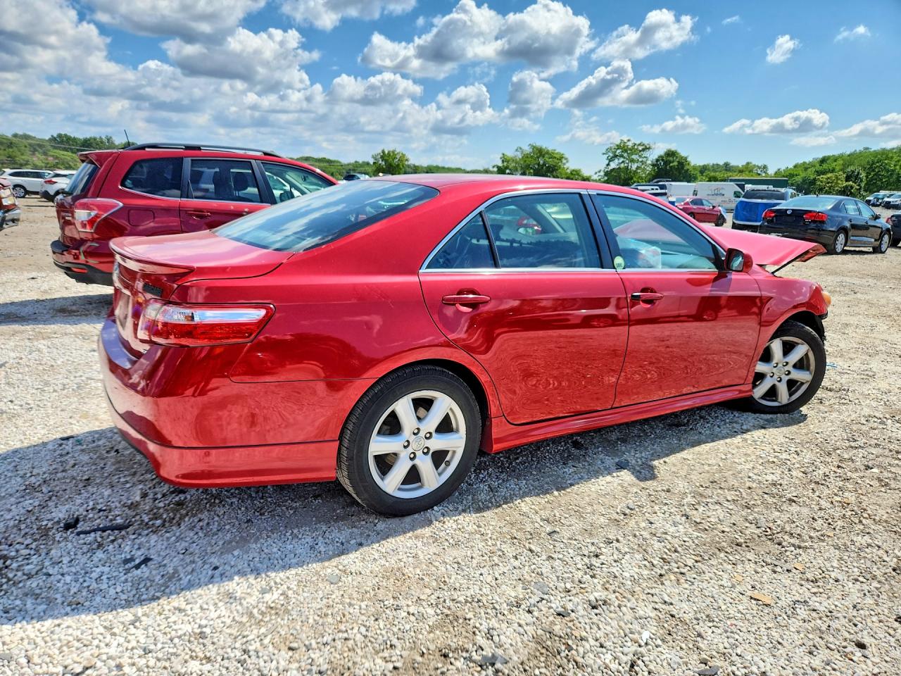 2009 Toyota Camry Se Red vin: 4T1BE46K59U348596