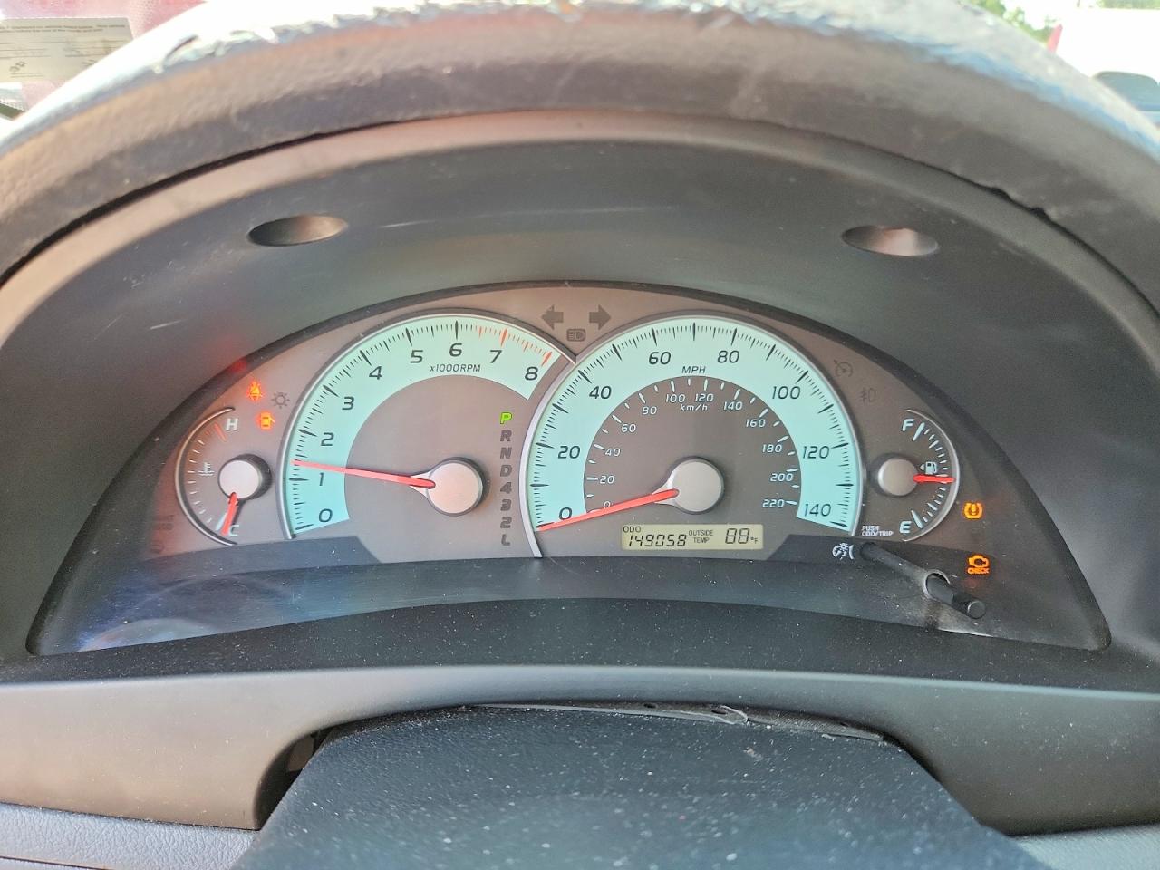 2009 Toyota Camry Se Red vin: 4T1BE46K59U348596