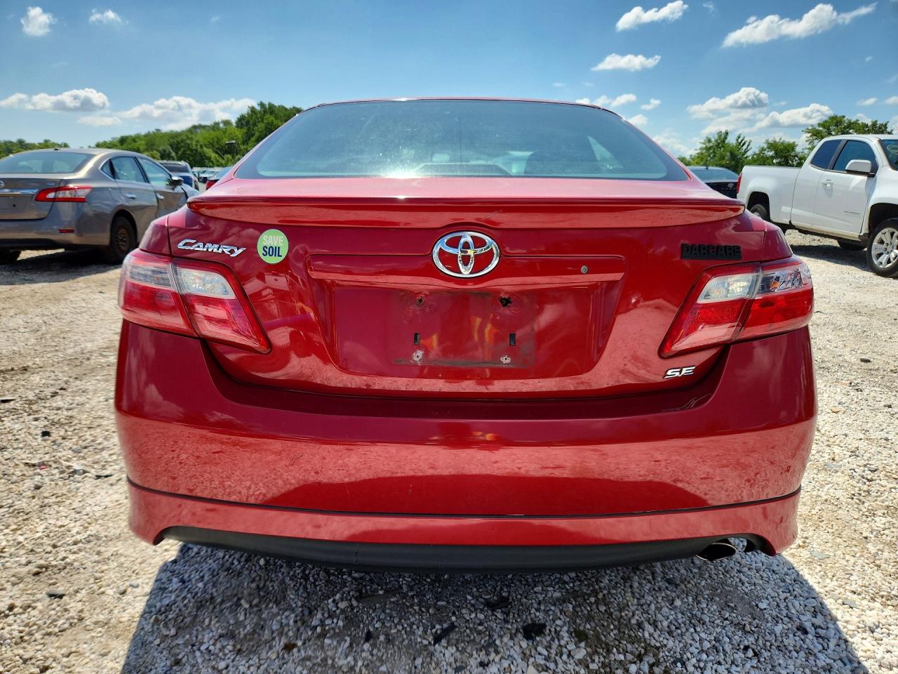 2009 Toyota Camry Se Red vin: 4T1BE46K59U348596