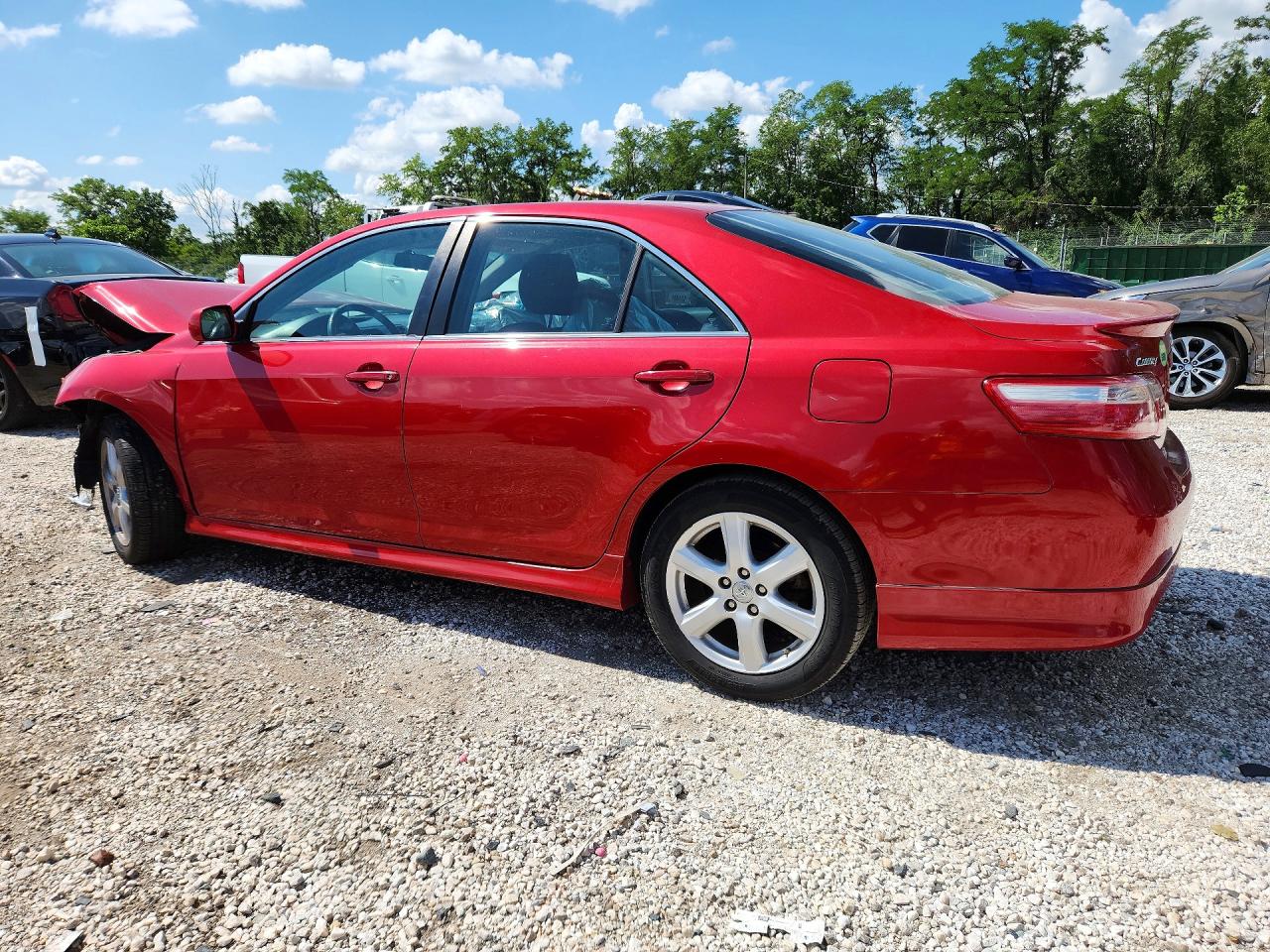 2009 Toyota Camry Se Red vin: 4T1BE46K59U348596