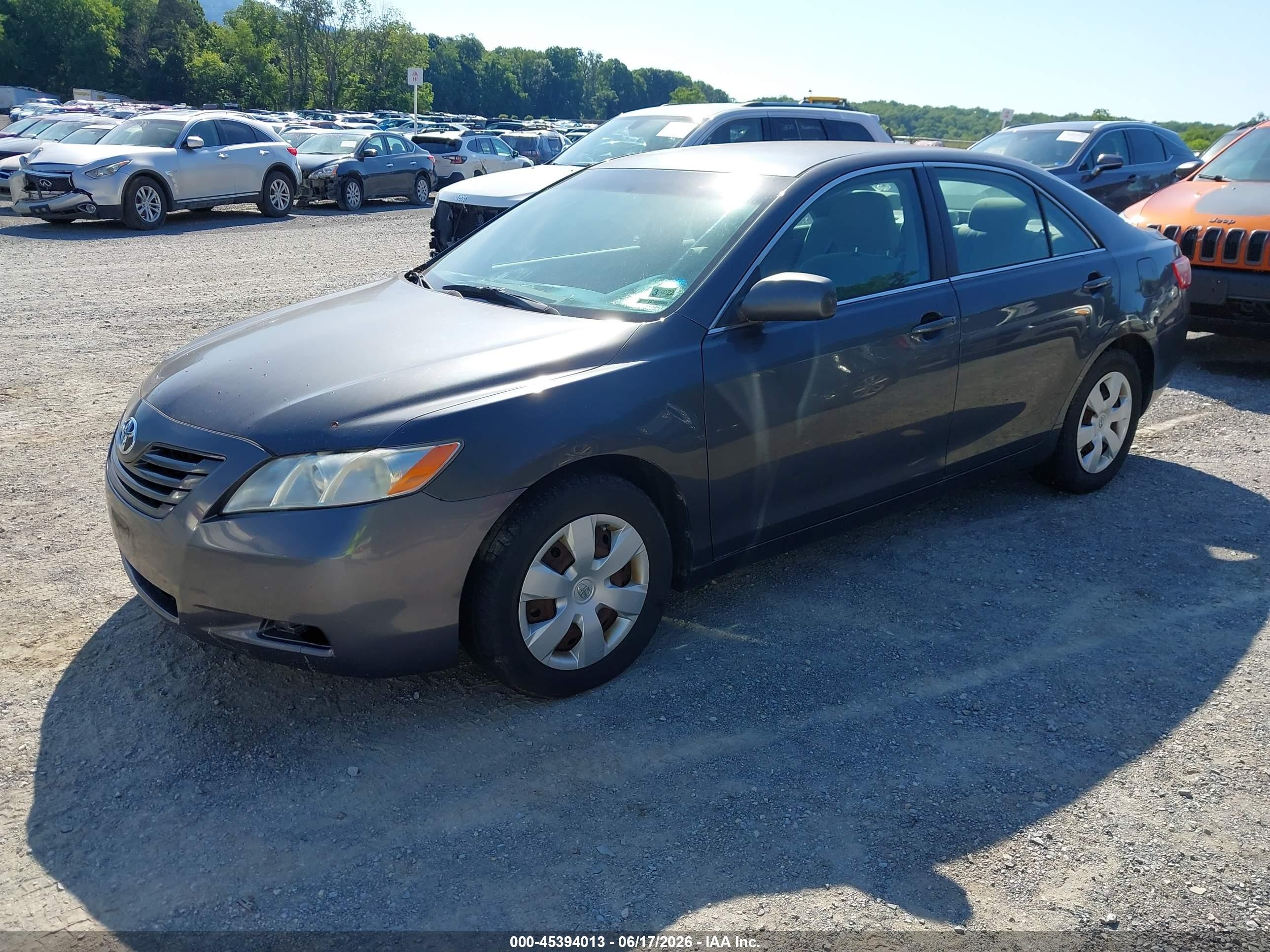 2009 Toyota Camry Le Gray vin: 4T1BE46K59U349389