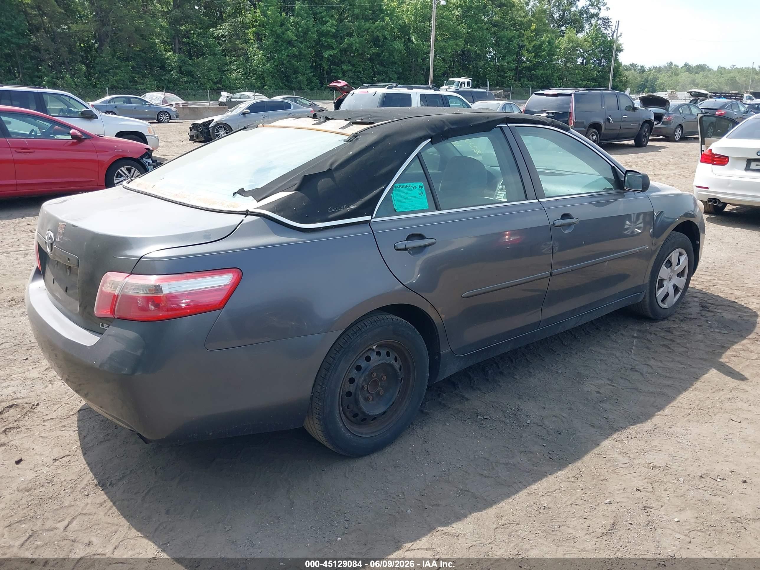 2009 Toyota Camry Le Gray vin: 4T1BE46K59U355483