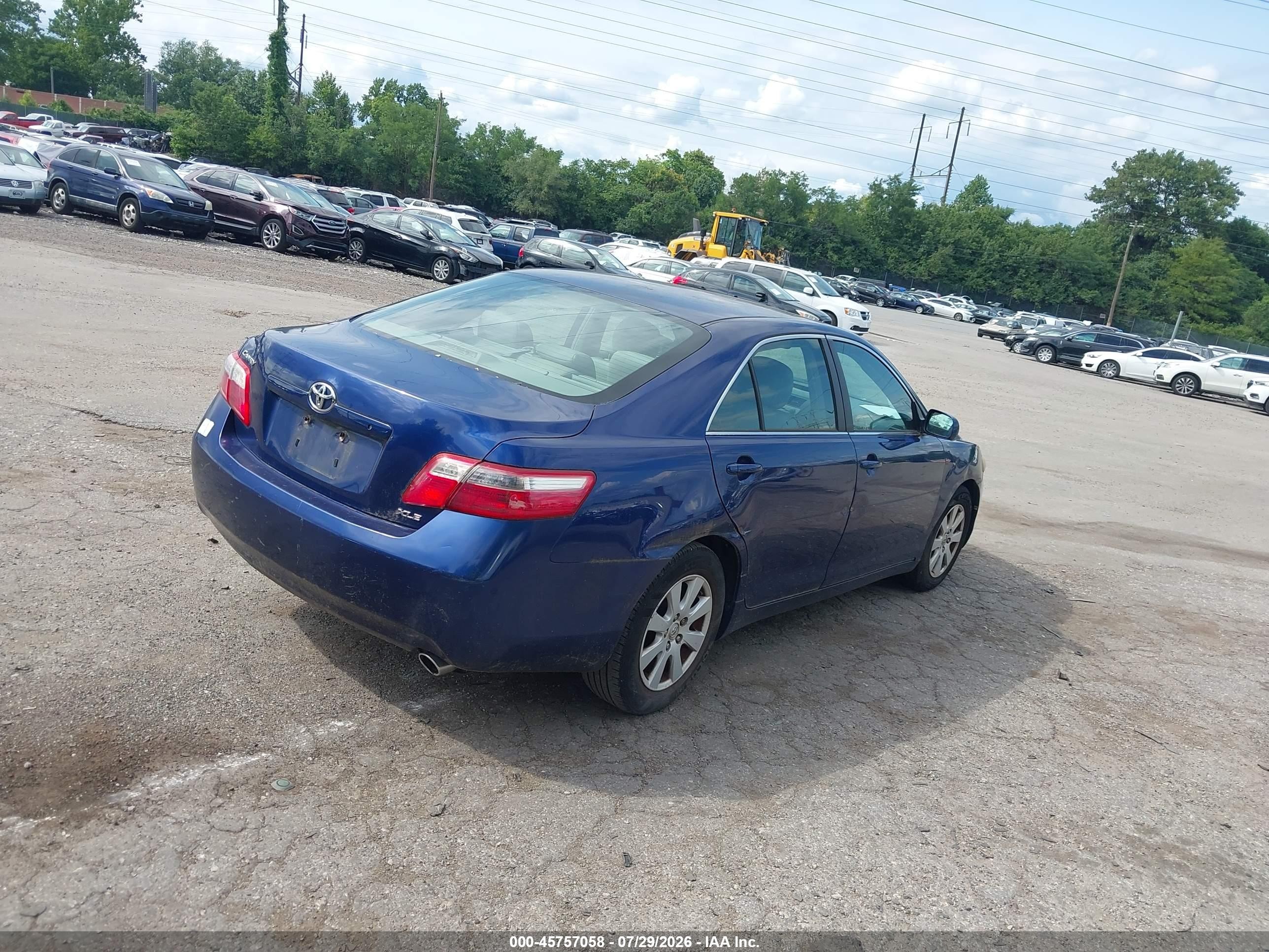 2009 Toyota Camry Xle Blue vin: 4T1BE46K59U360814