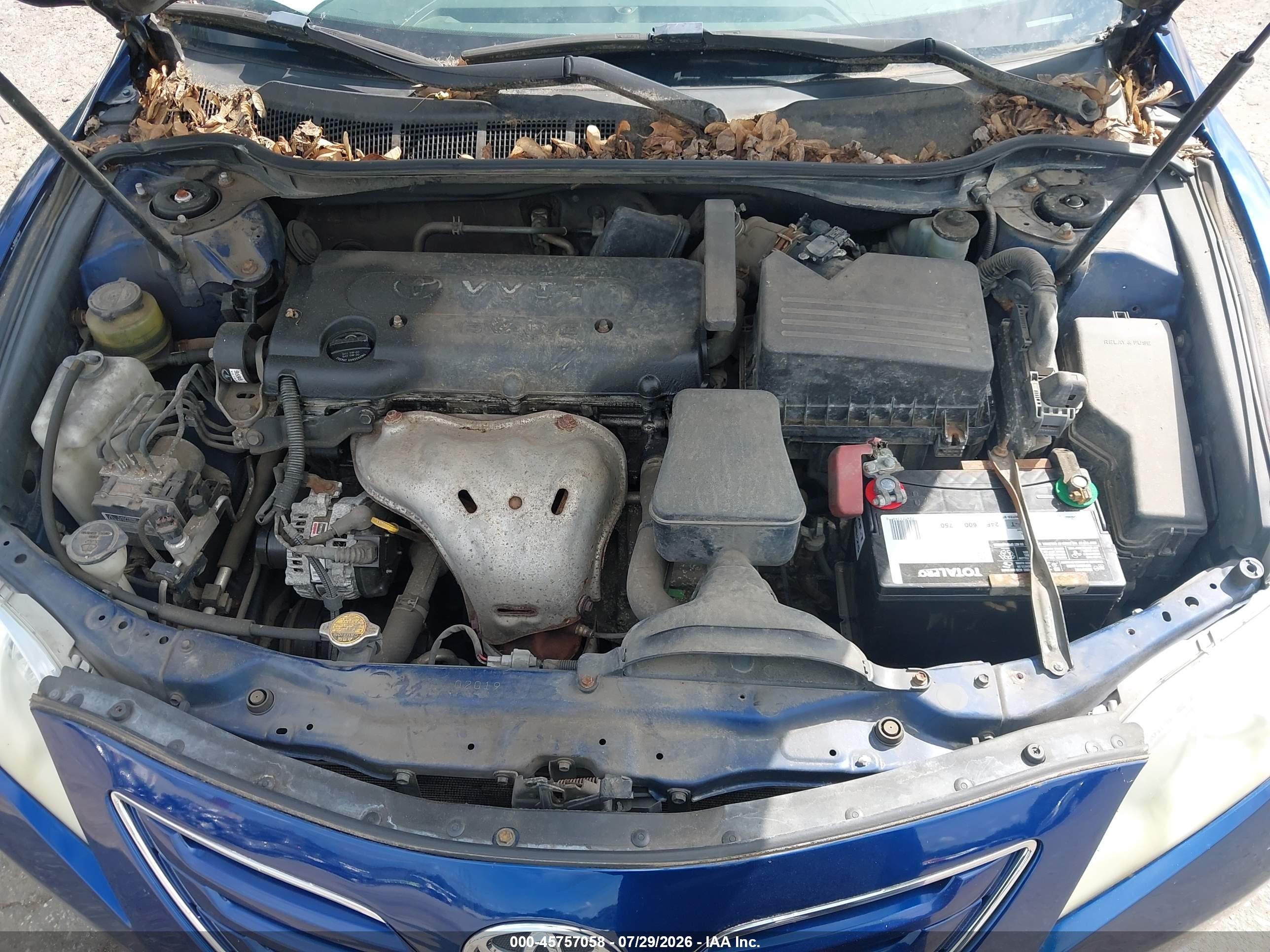 2009 Toyota Camry Xle Blue vin: 4T1BE46K59U360814