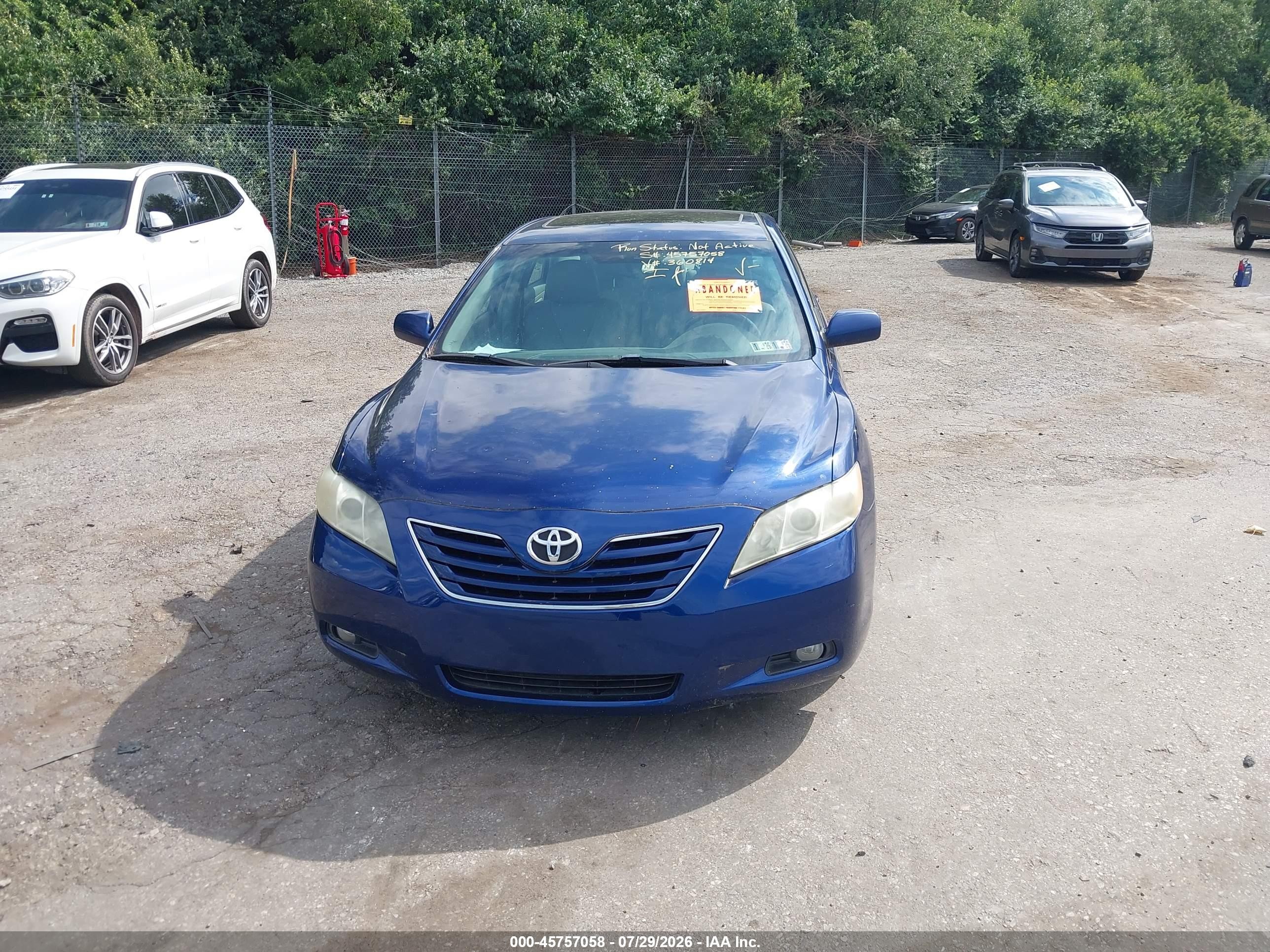 2009 Toyota Camry Xle Blue vin: 4T1BE46K59U360814