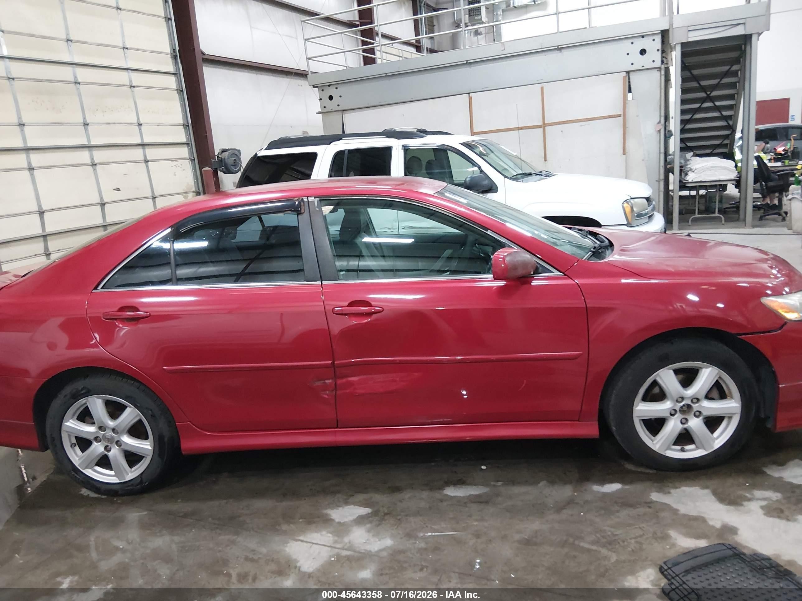 2009 Toyota Camry Se Red vin: 4T1BE46K59U362059