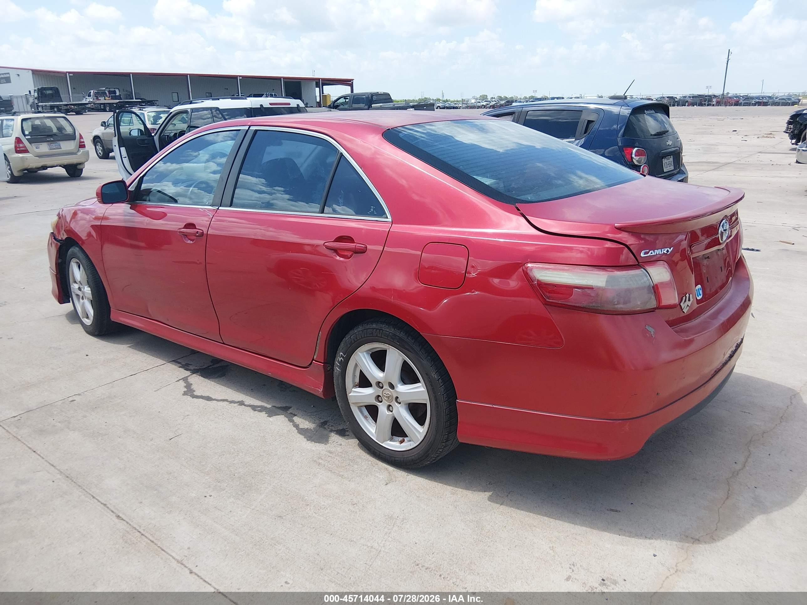 2009 Toyota Camry Se Красный vin: 4T1BE46K59U366404