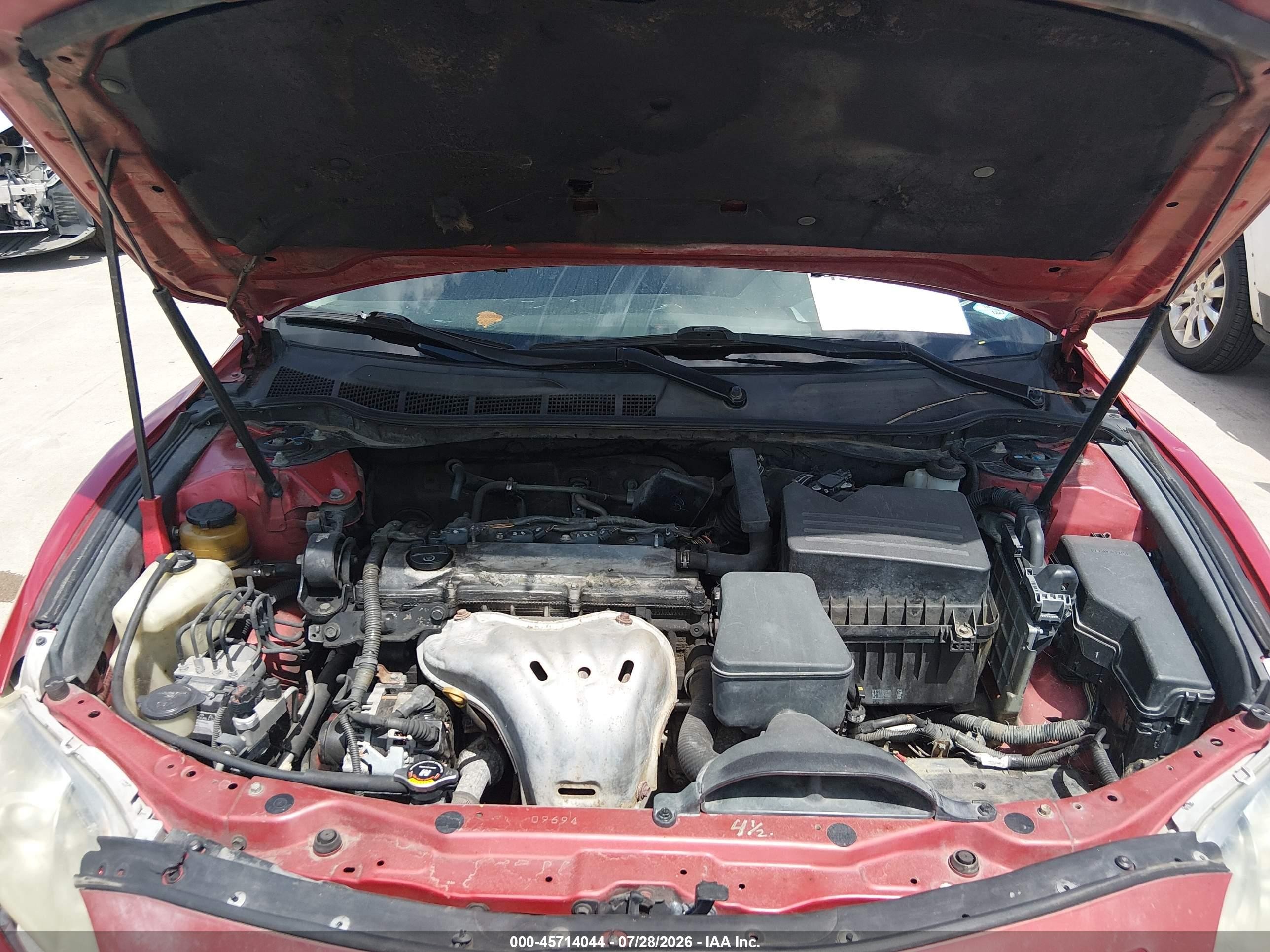 2009 Toyota Camry Se Красный vin: 4T1BE46K59U366404