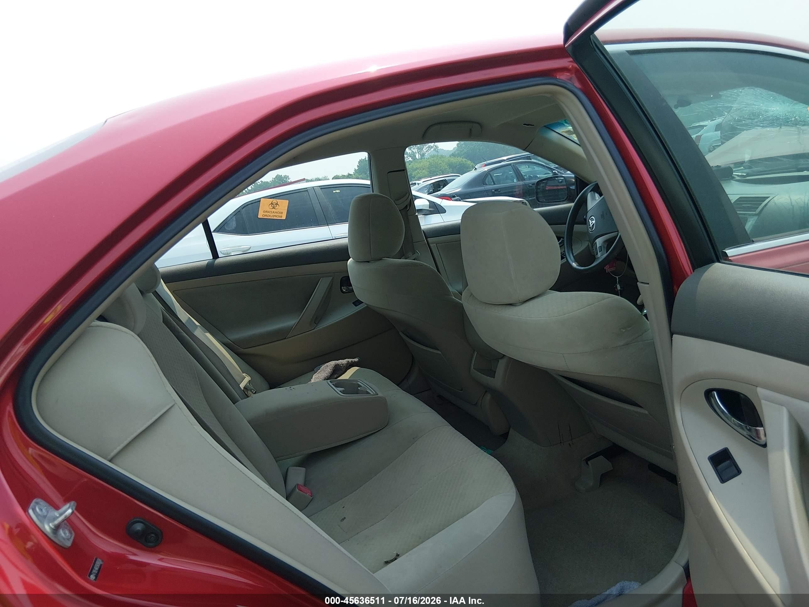 2009 Toyota Camry Le Red vin: 4T1BE46K59U368508