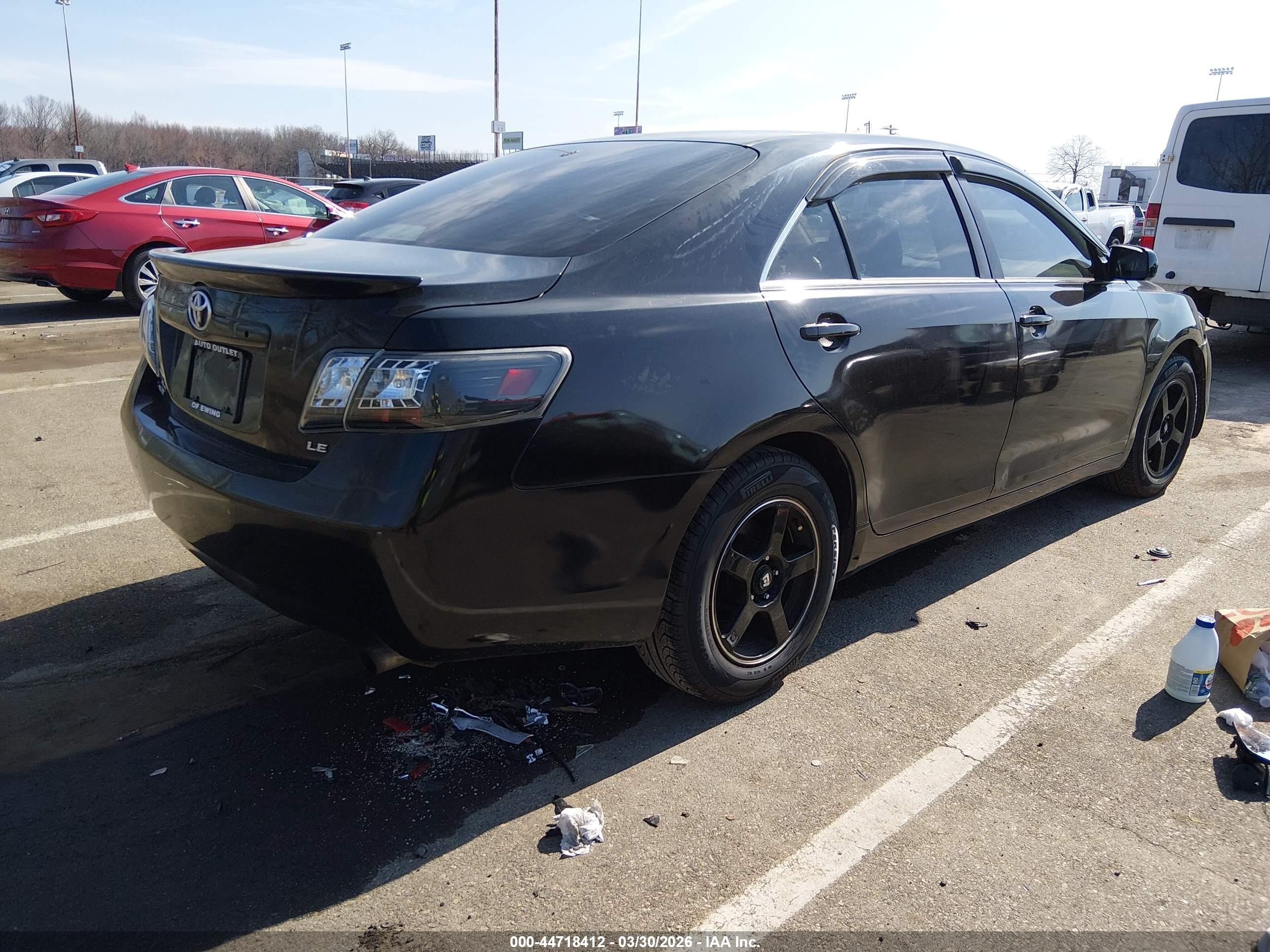 2009 Toyota Camry Le Black vin: 4T1BE46K59U374535