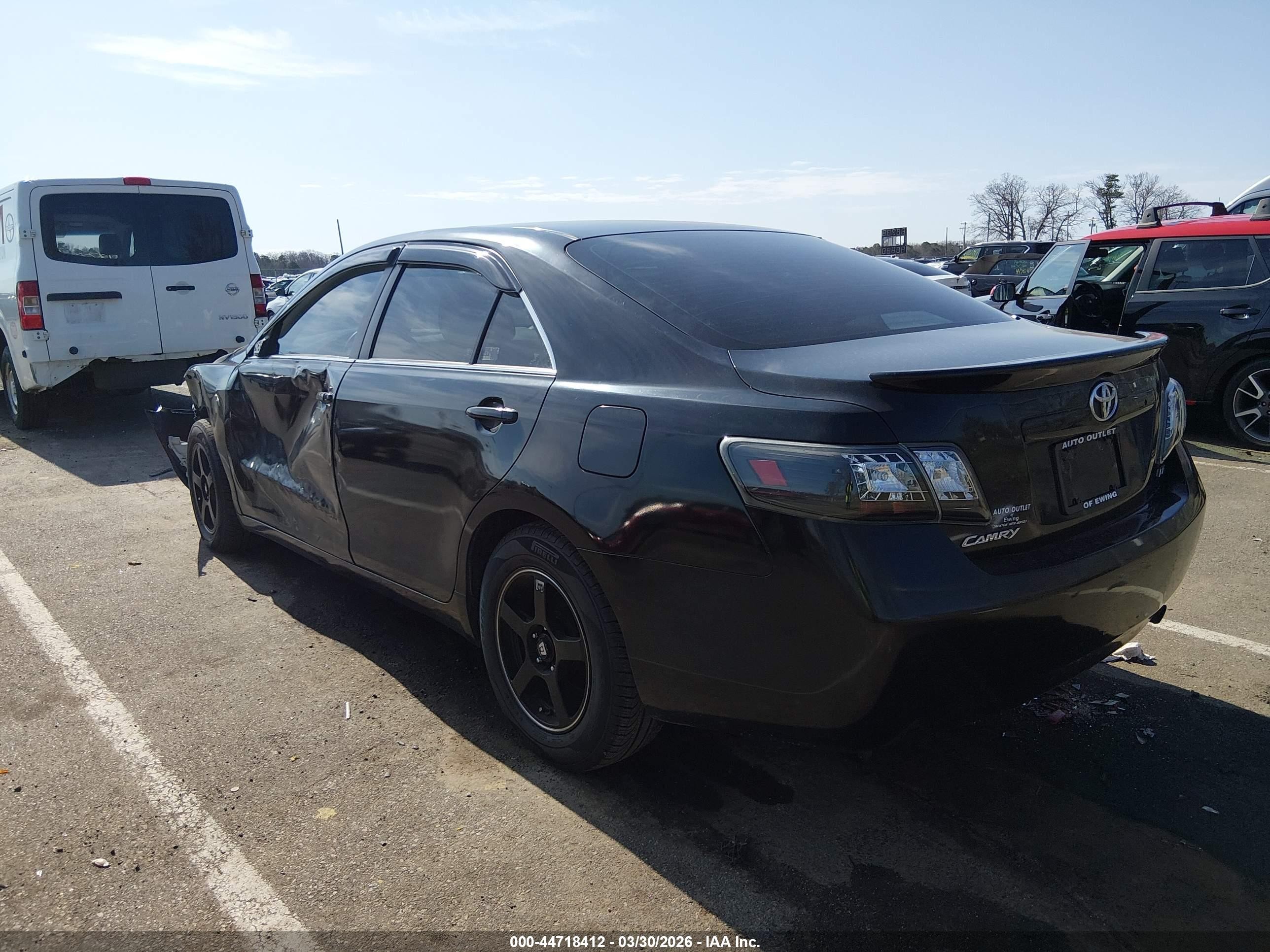 2009 Toyota Camry Le Black vin: 4T1BE46K59U374535