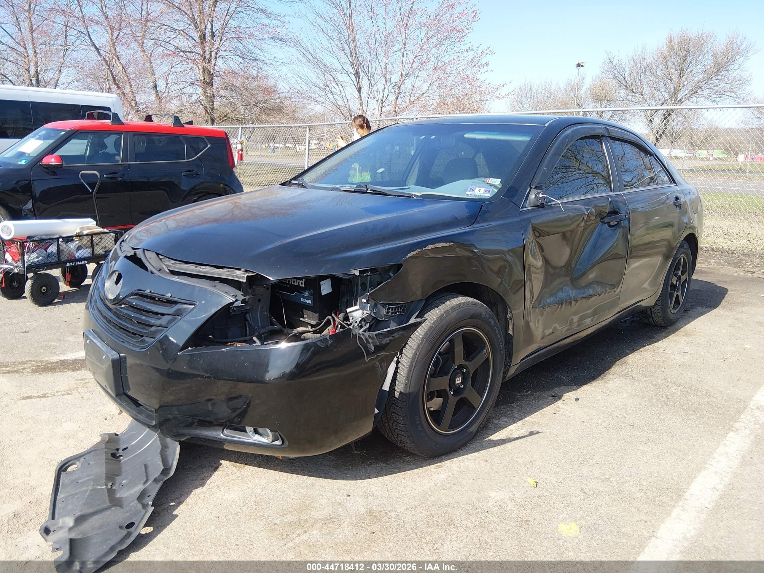2009 Toyota Camry Le Black vin: 4T1BE46K59U374535